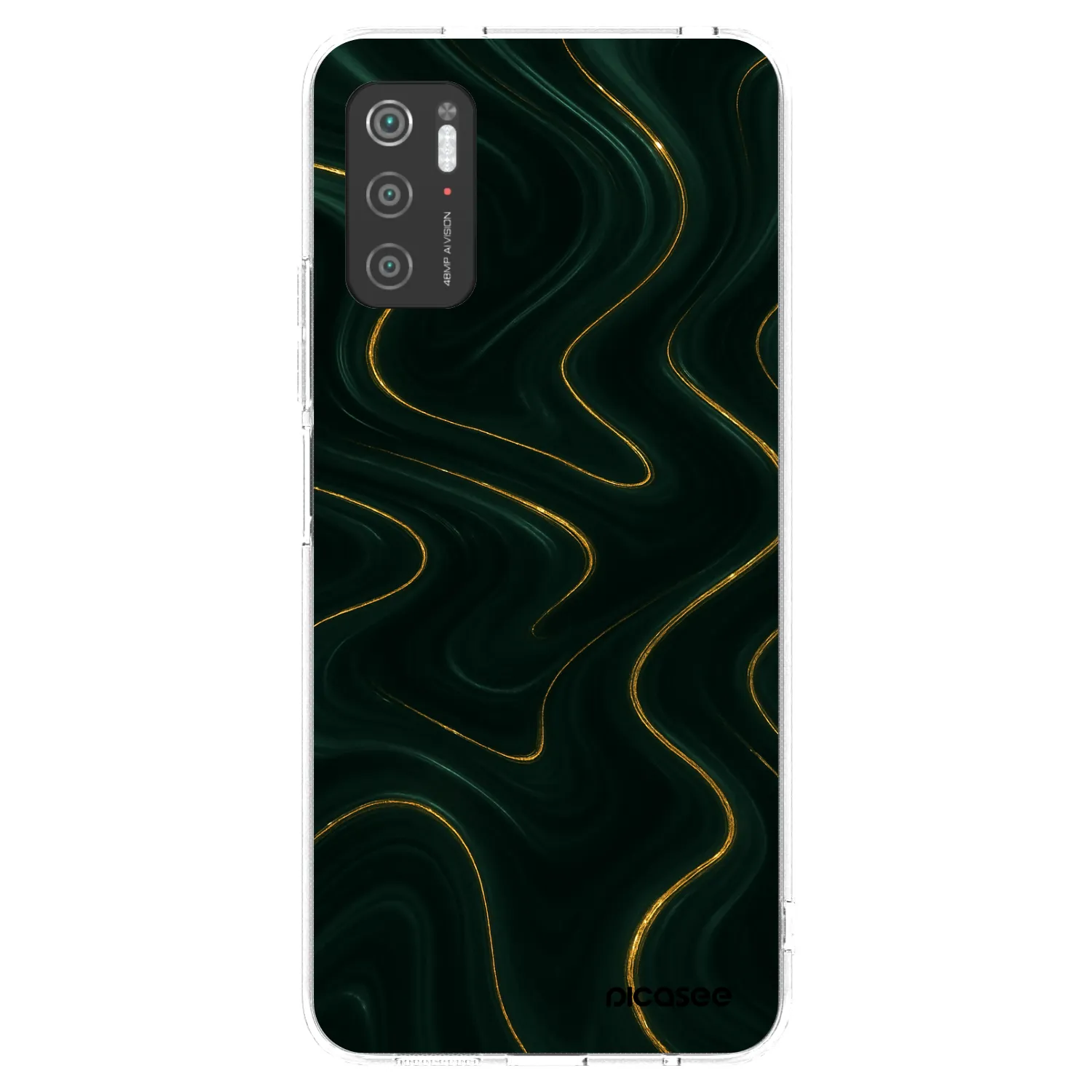 Picasee silikonska prozirna maskica za Xiaomi Poco M3 Pro 5G - Vawes