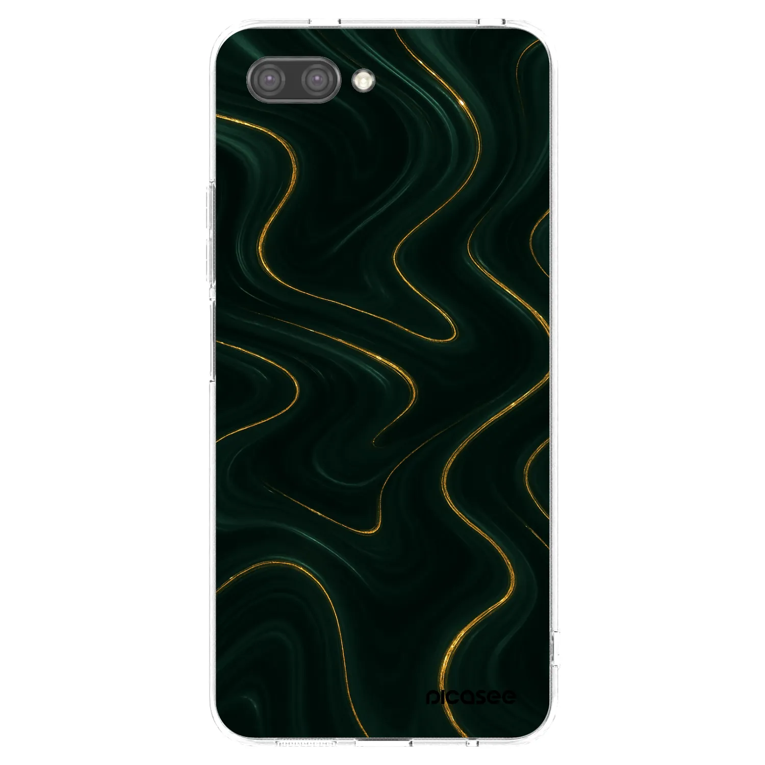 Picasee silikonska prozirna maskica za Honor 10 - Vawes