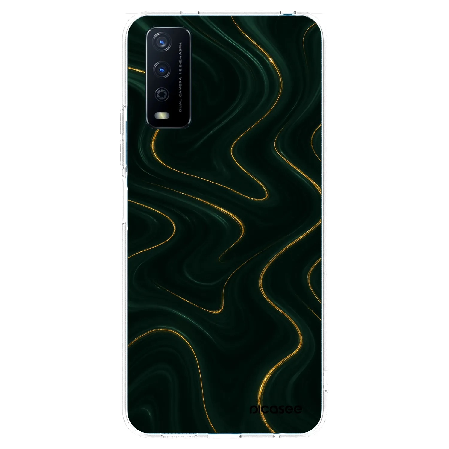 Picasee silikonska prozirna maskica za Vivo Y11s - Vawes