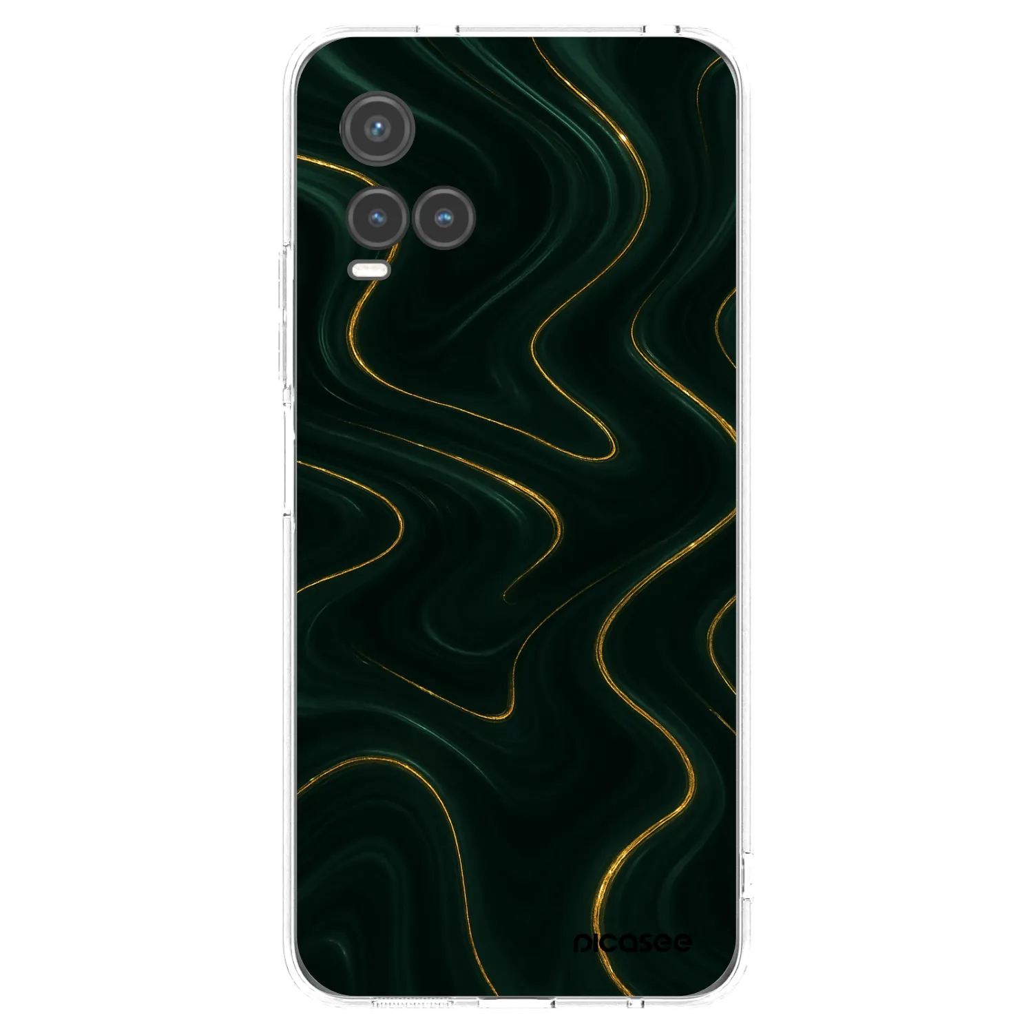 Picasee silikonska prozirna maskica za Vivo Y33s - Vawes