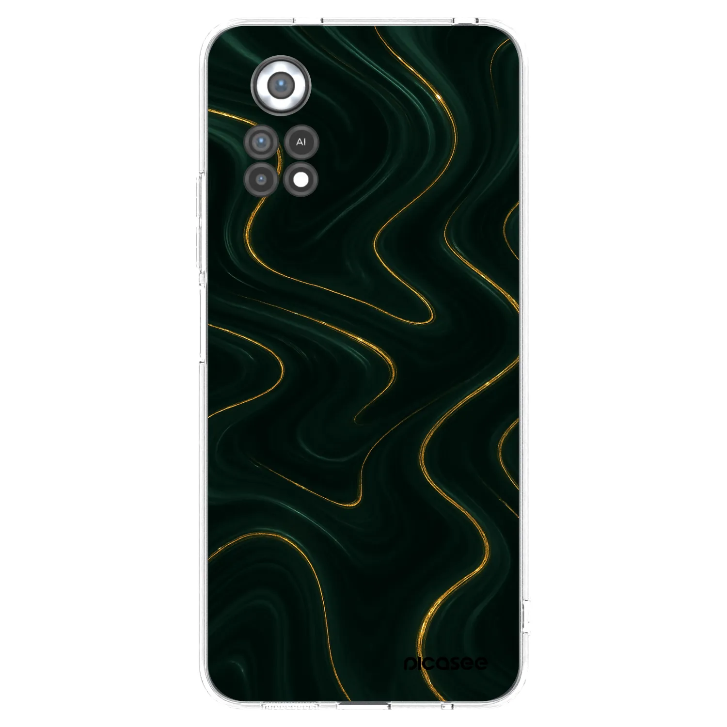 Picasee silikonska prozirna maskica za Xiaomi Poco X4 Pro 5G - Vawes