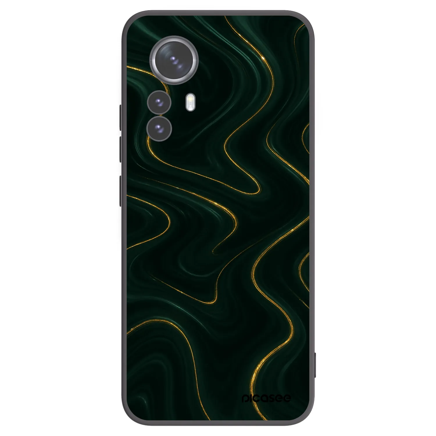 Picasee crna silikonska maskica za Xiaomi 12 Pro - Vawes