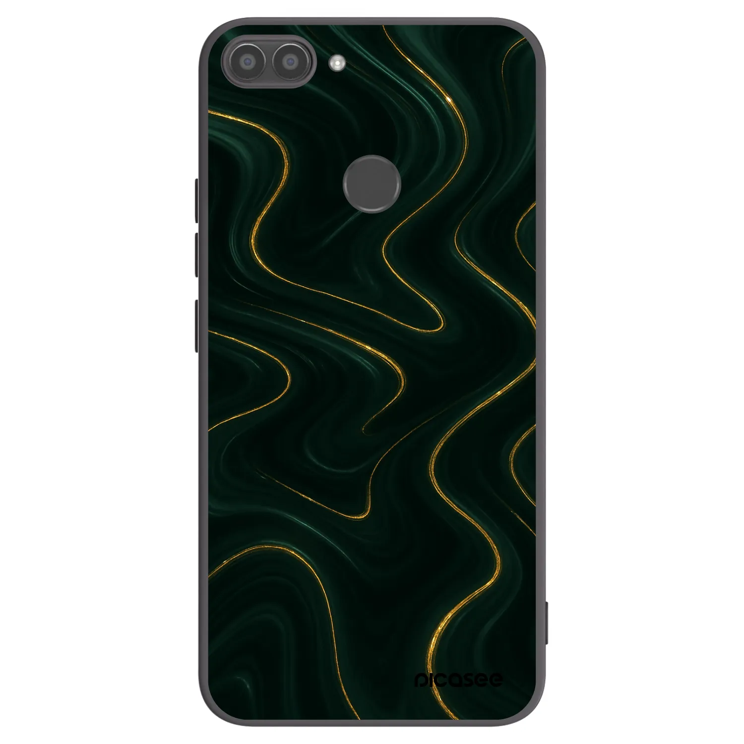 Picasee crna silikonska maskica za Huawei P Smart - Vawes