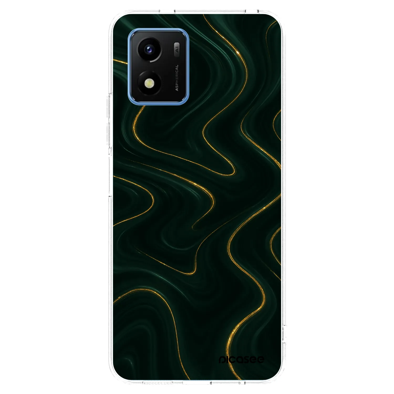 Picasee silikonska prozirna maskica za Vivo Y01 - Vawes