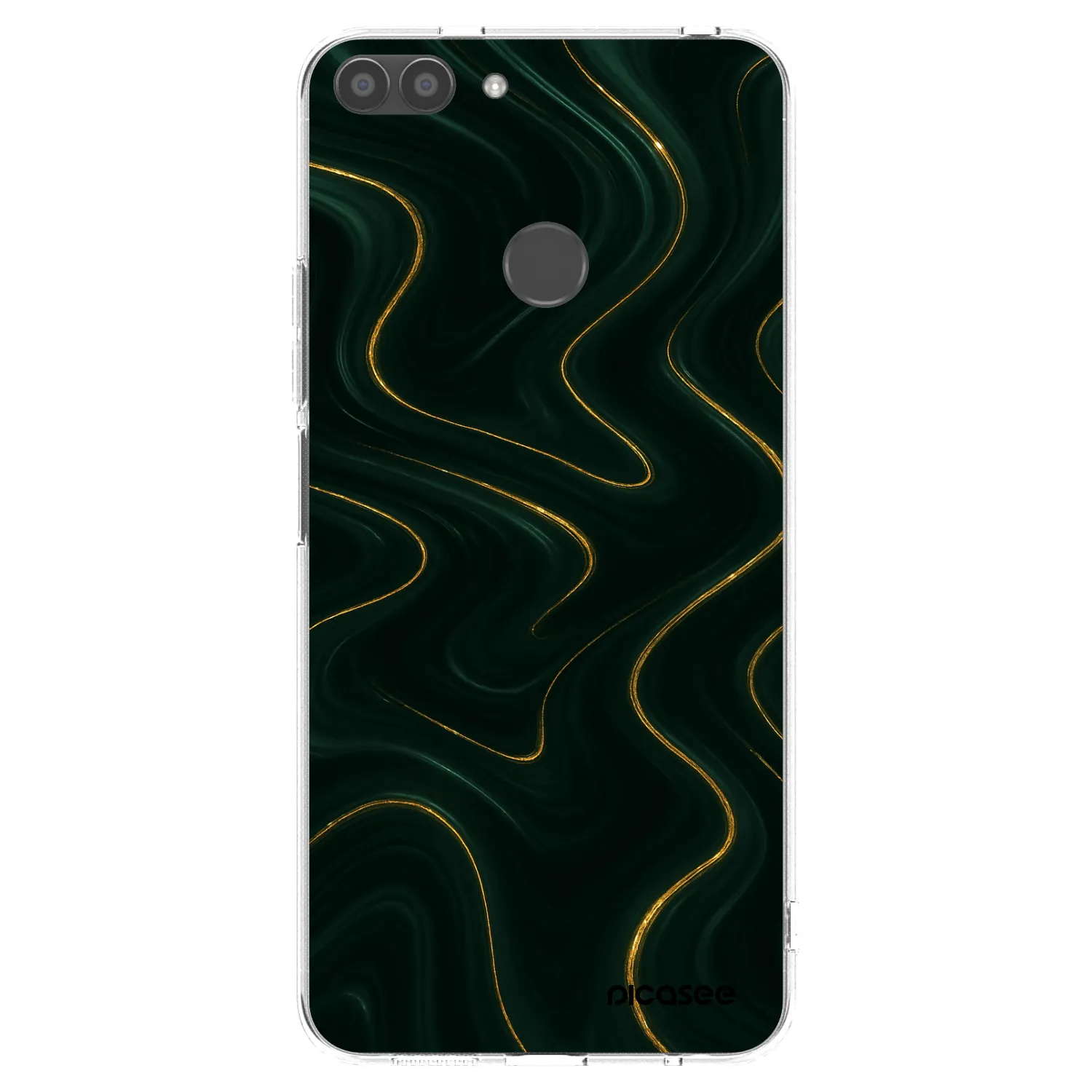 Picasee silikonska prozirna maskica za Huawei P Smart - Vawes