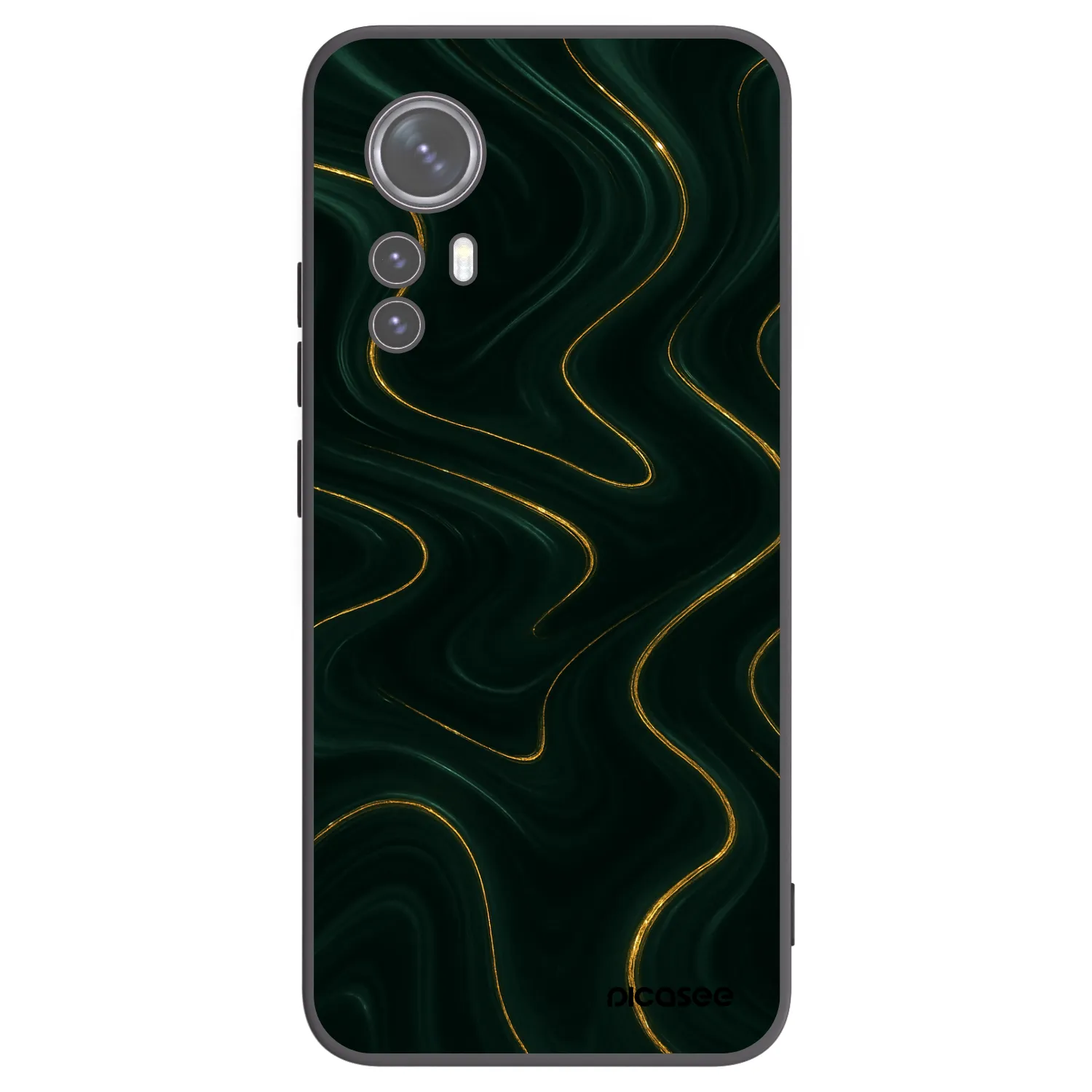 Picasee crna silikonska maskica za Xiaomi 12X - Vawes