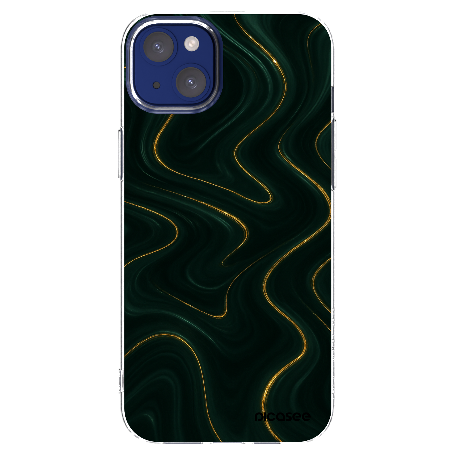 Picasee silikonska prozirna maskica za Apple iPhone 14 Plus - Vawes