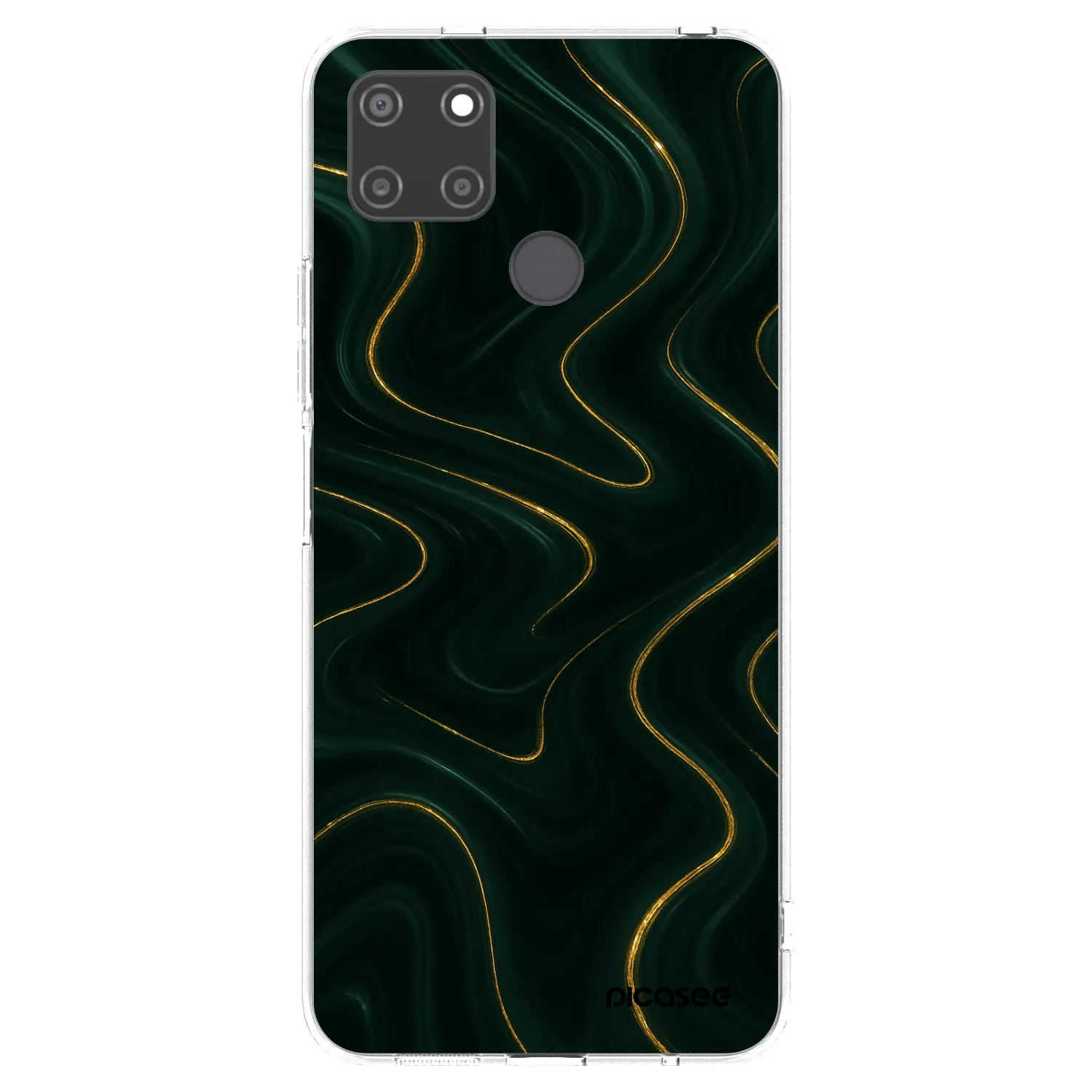 Picasee silikonska prozirna maskica za Realme C21Y - Vawes