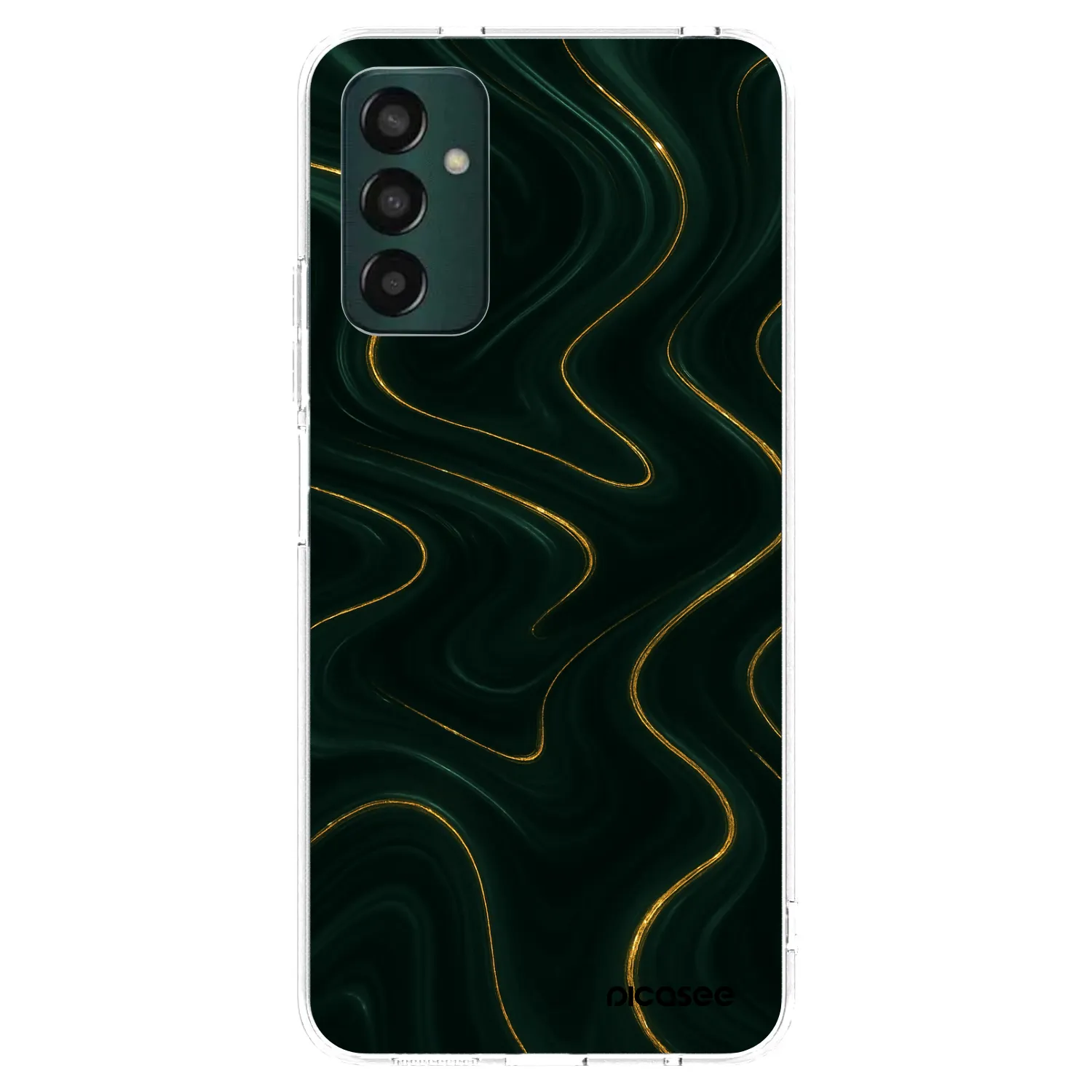 Picasee silikonska prozirna maskica za Samsung Galaxy M13 M135F - Vawes