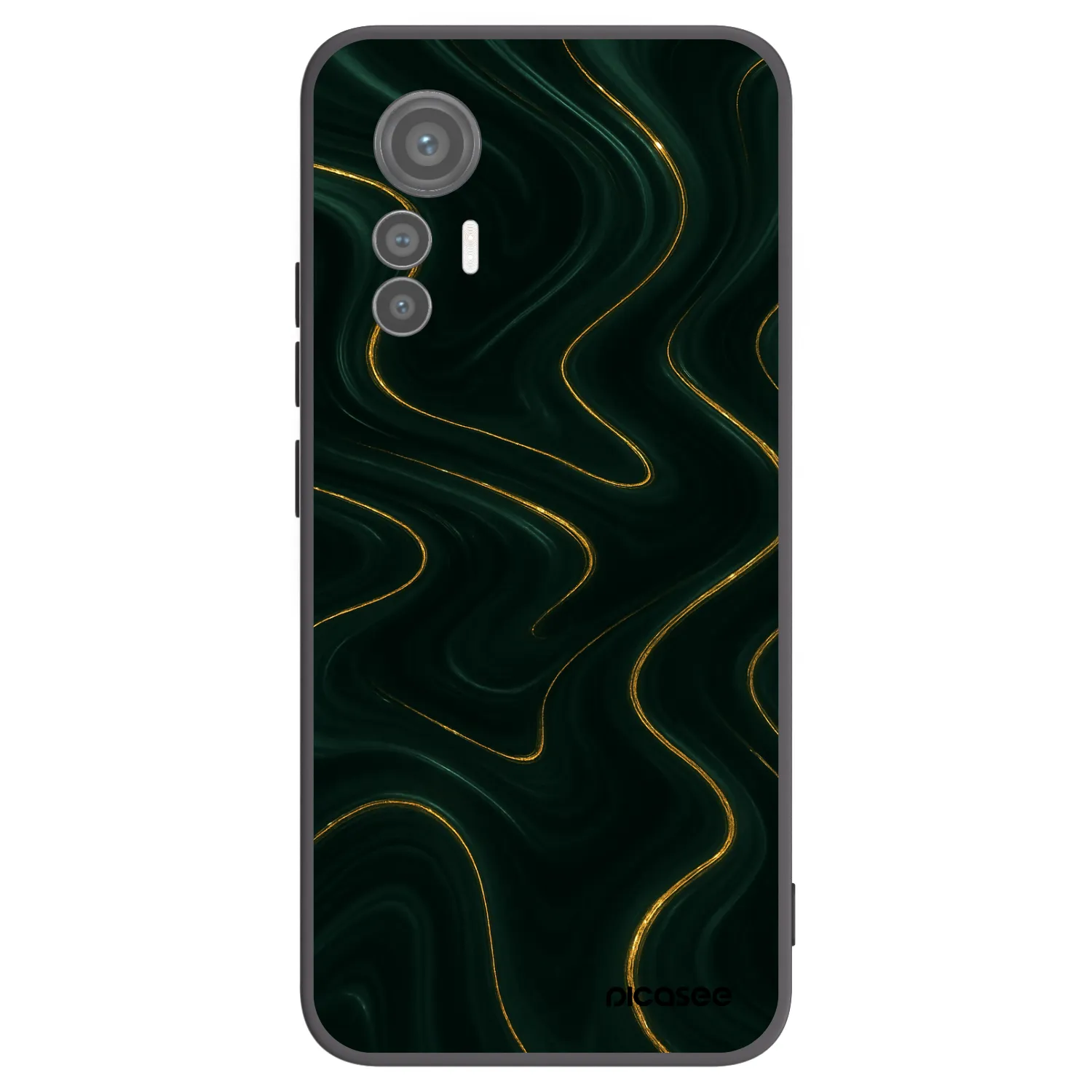 Picasee crna silikonska maskica za Xiaomi 12 Lite - Vawes