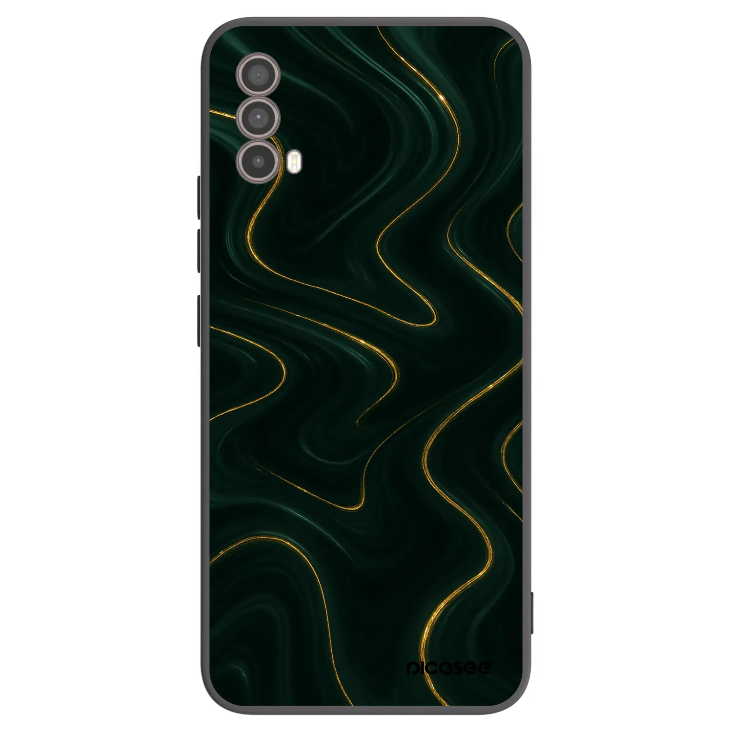 Picasee crna silikonska maskica za Motorola Moto E40 - Vawes