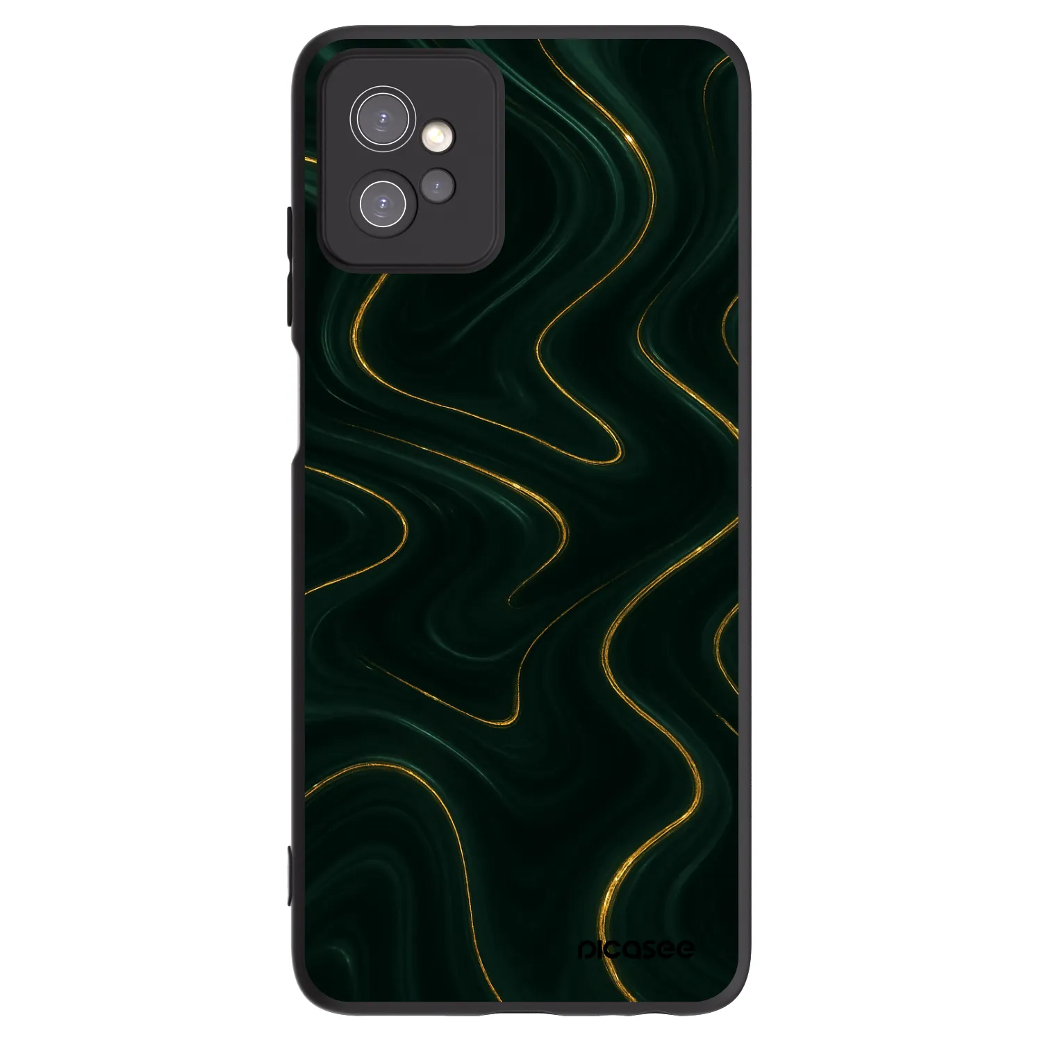 Picasee crna silikonska maskica za Motorola Moto G32 - Vawes