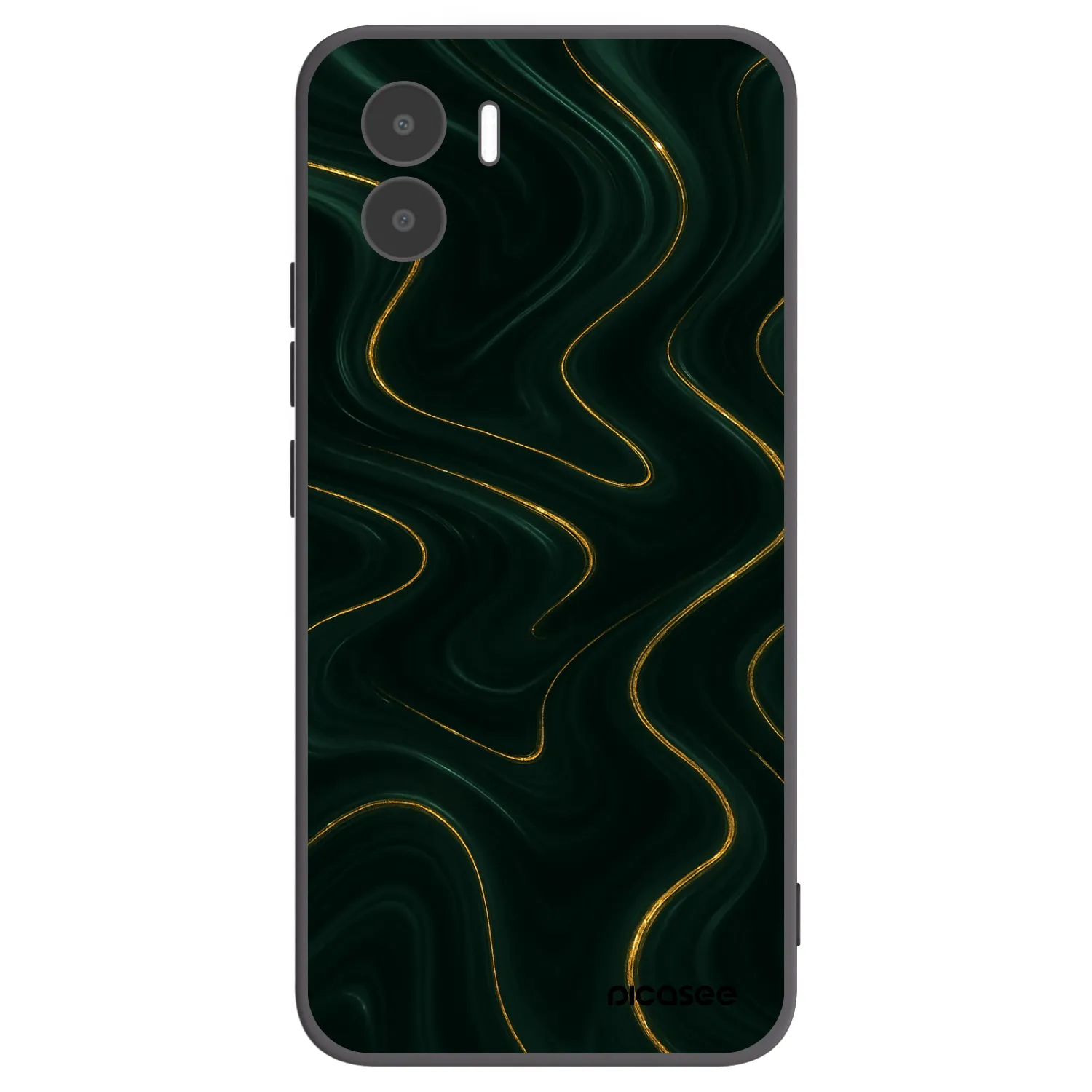 Picasee crna silikonska maskica za Xiaomi Redmi A1 - Vawes