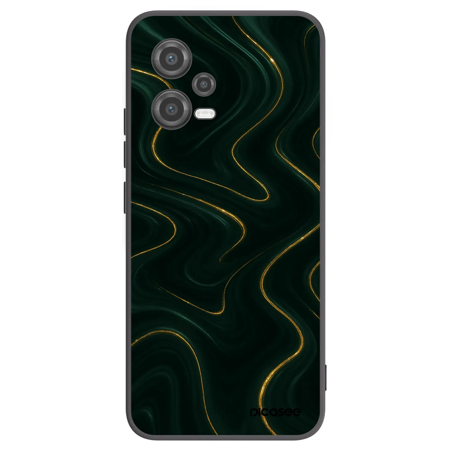 Picasee crna silikonska maskica za Xiaomi Poco X5 - Vawes