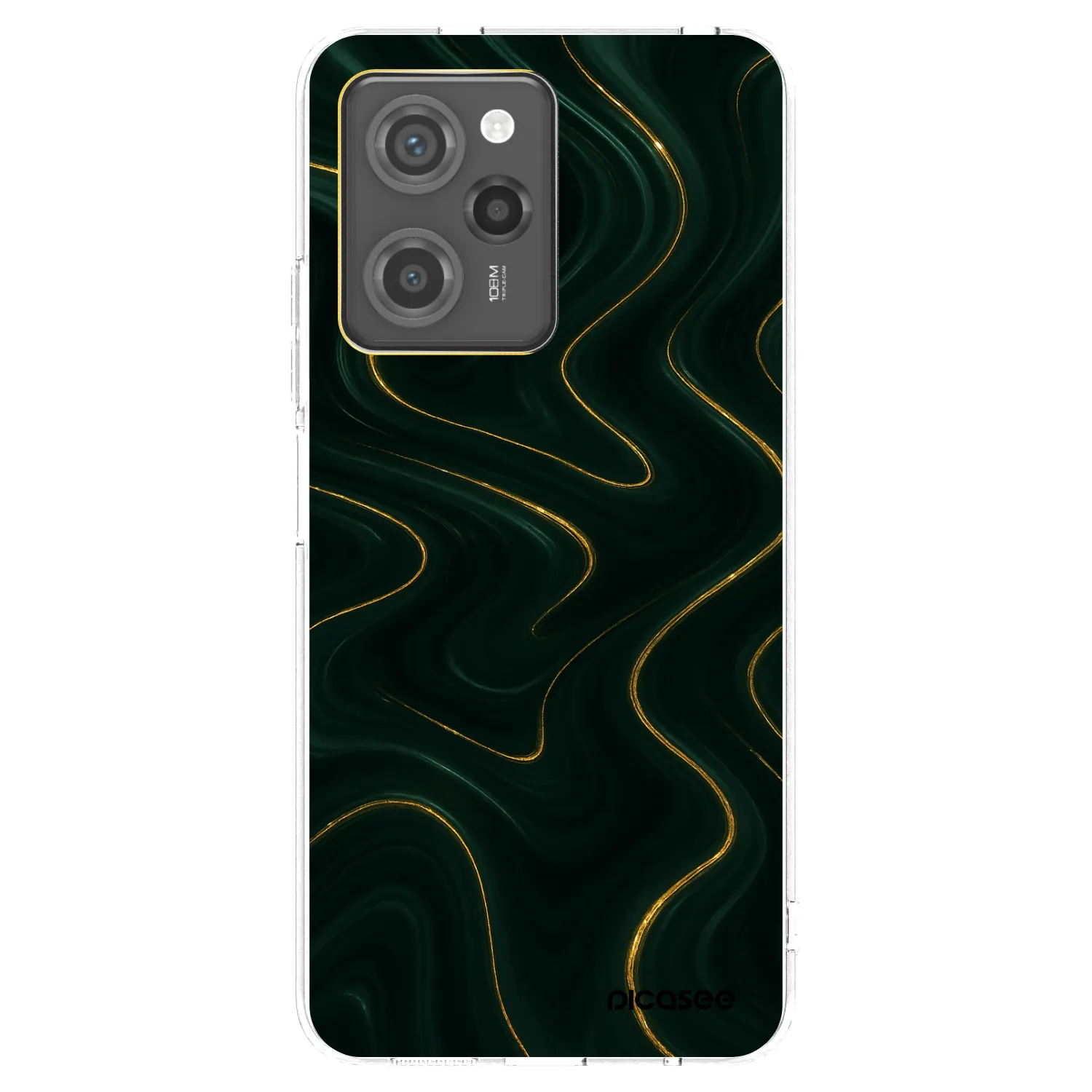 Picasee crna silikonska maskica za Xiaomi Poco X5 Pro - Vawes