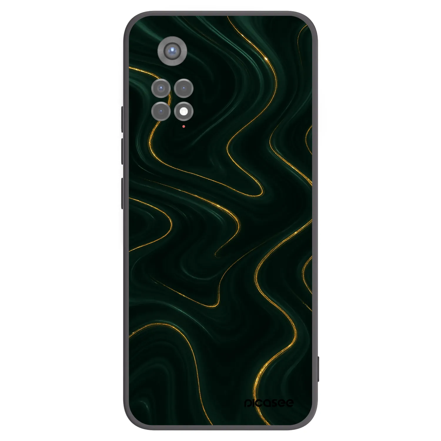 Picasee crna silikonska maskica za Xiaomi Redmi Note 11S 5G - Vawes