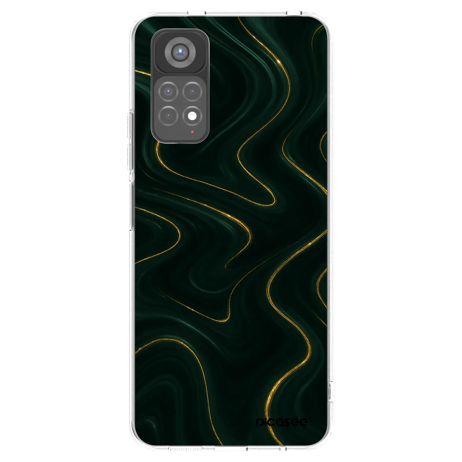 Picasee silikonska prozirna maskica za Xiaomi Redmi Note 11S 5G - Vawes
