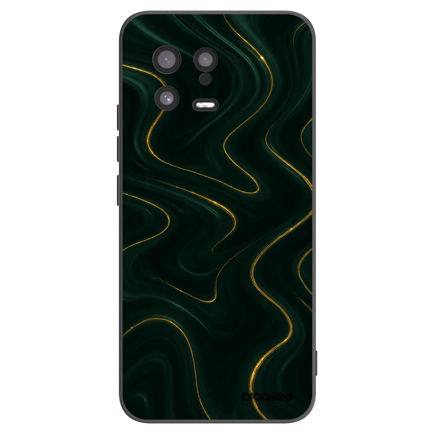 Picasee crna silikonska maskica za Xiaomi 13 - Vawes