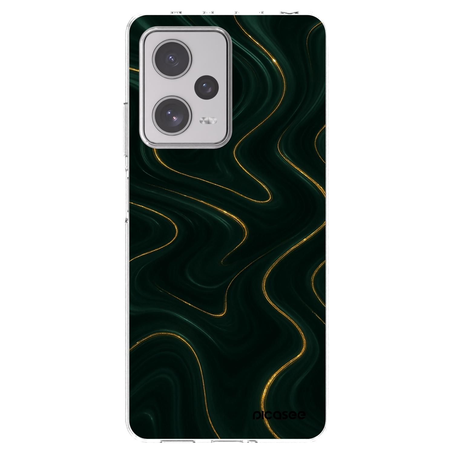 Picasee silikonska prozirna maskica za Xiaomi Redmi Note 12 Pro+ 5G - Vawes