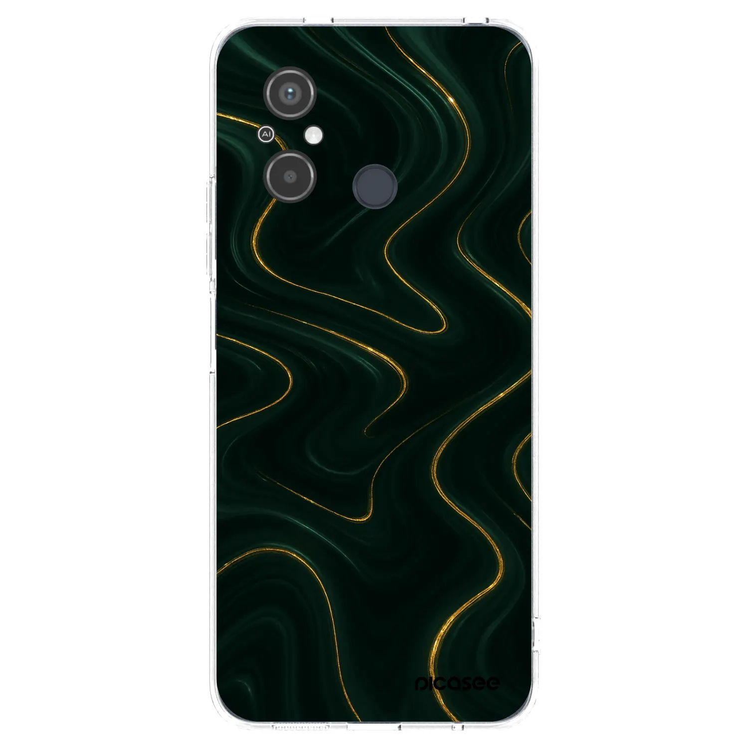 Picasee silikonska prozirna maskica za Xiaomi Redmi 12C - Vawes