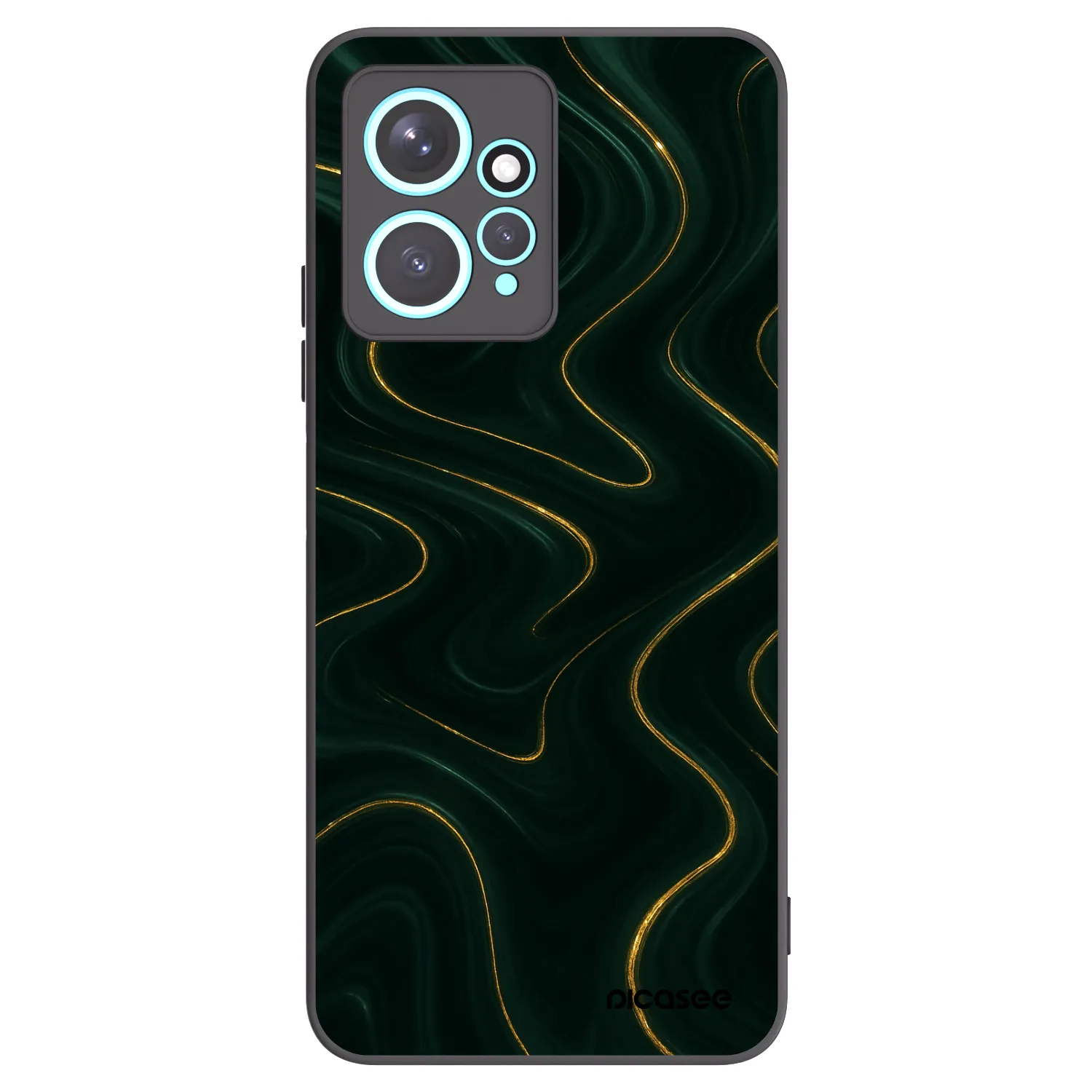 Picasee crna silikonska maskica za Xiaomi Redmi Note 12 4G - Vawes