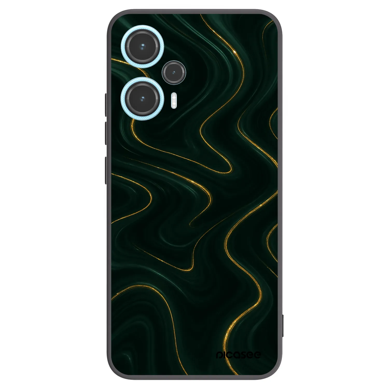 Picasee crna silikonska maskica za Xiaomi Poco F5 - Vawes