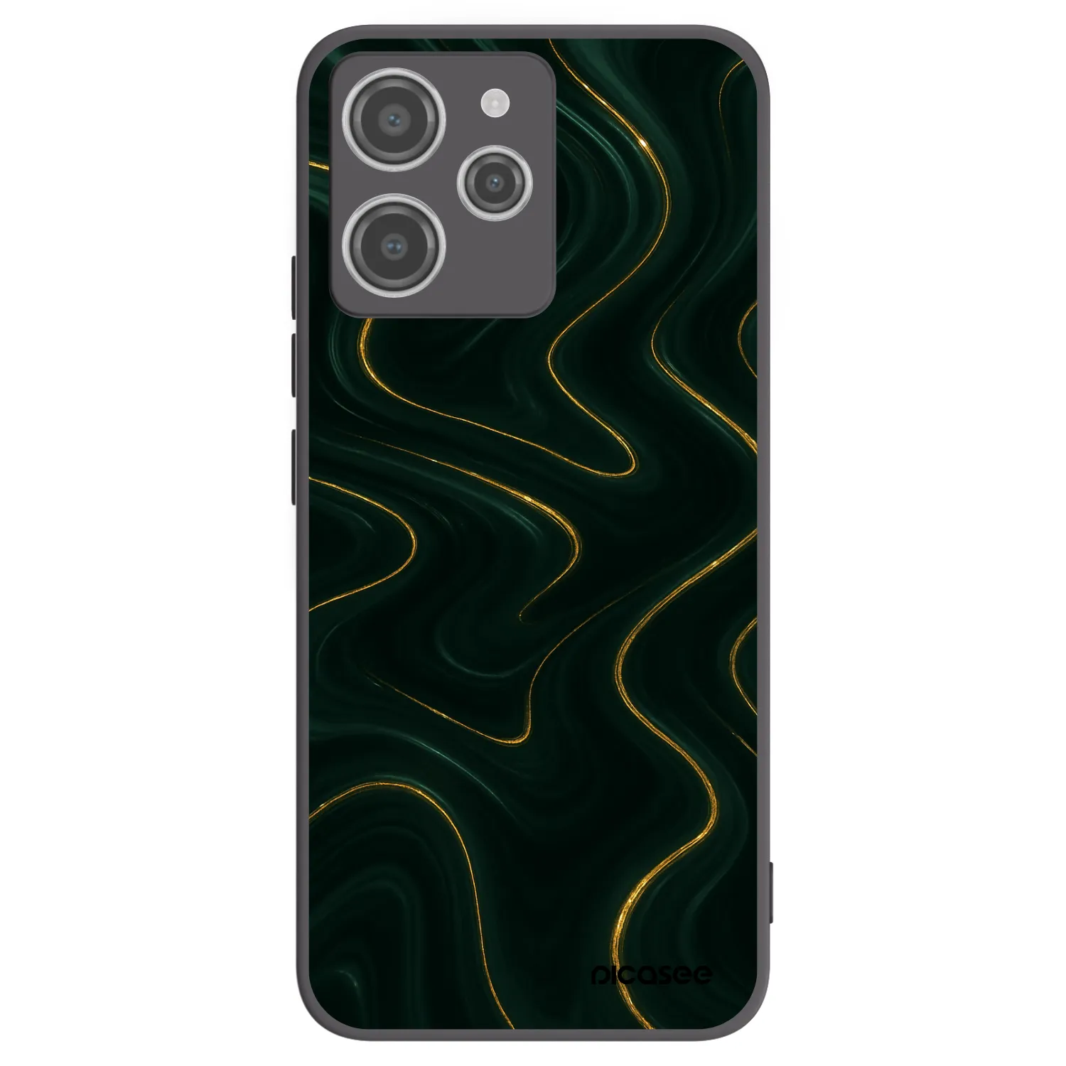 Picasee crna silikonska maskica za Xiaomi Redmi 12 4G - Vawes