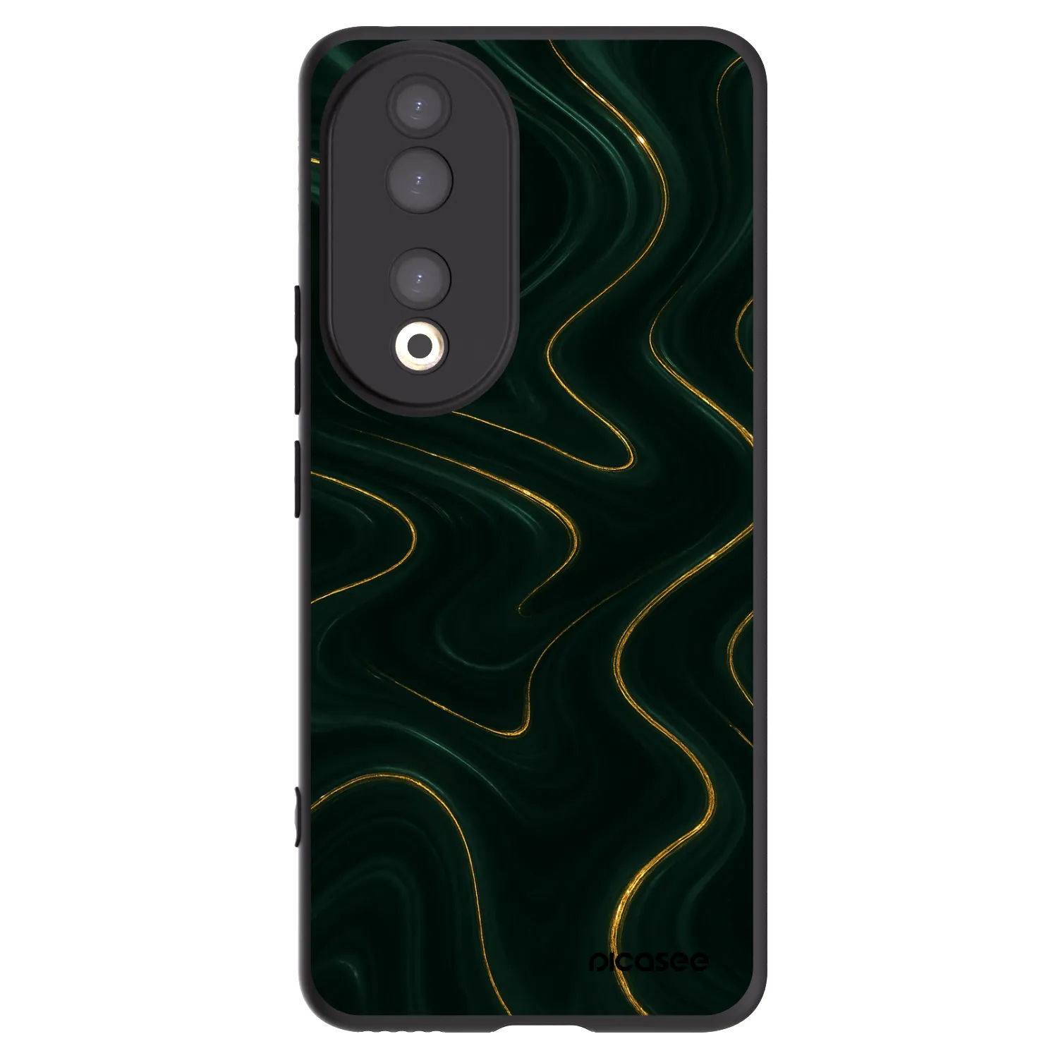 Picasee crna silikonska maskica za Honor 90 5G - Vawes