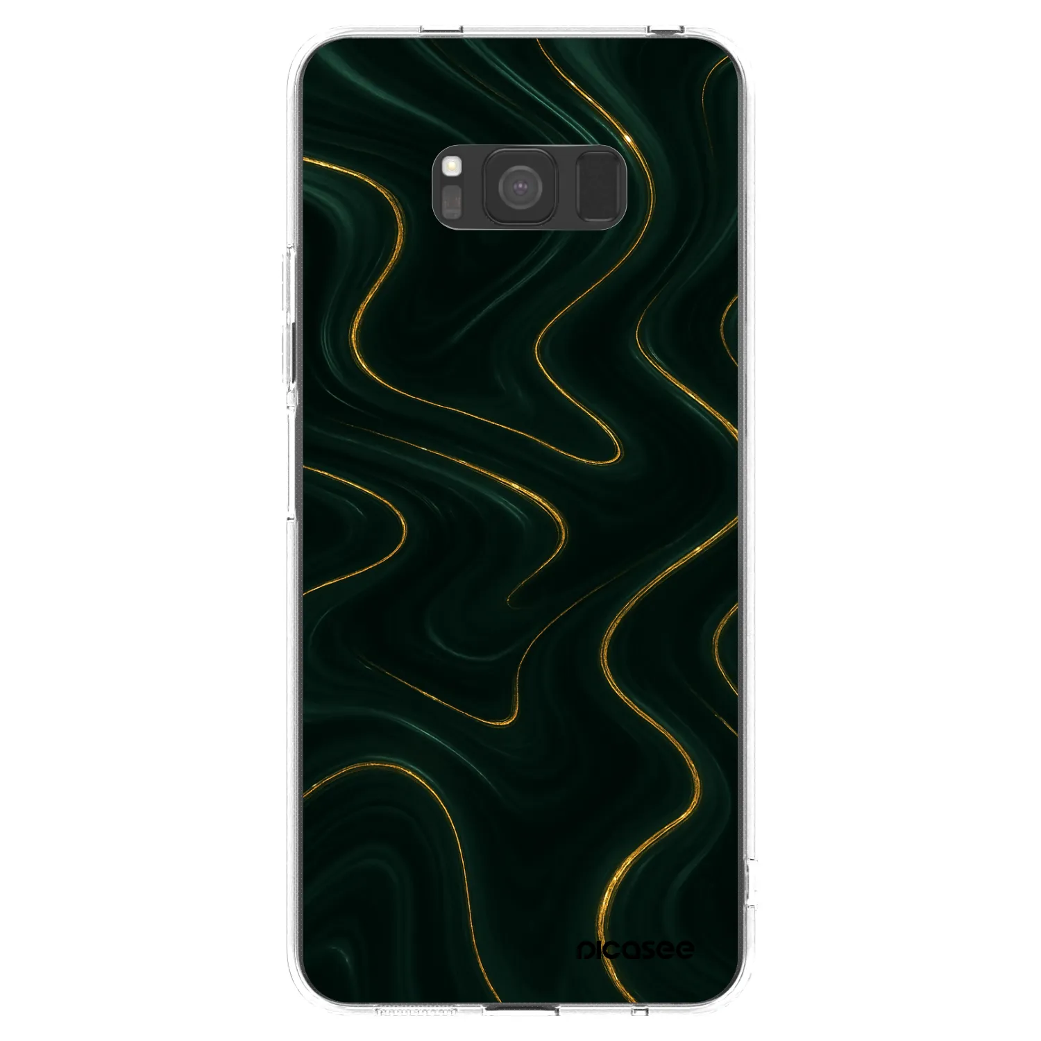 Picasee silikonska prozirna maskica za Samsung Galaxy S8 G950F - Vawes