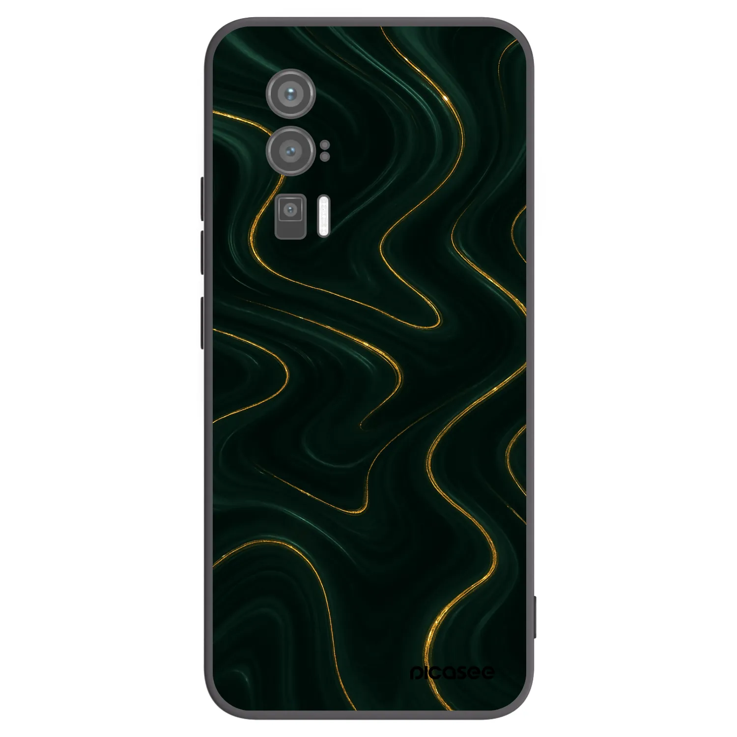 Picasee crna silikonska maskica za Xiaomi Poco F5 Pro 5G - Vawes