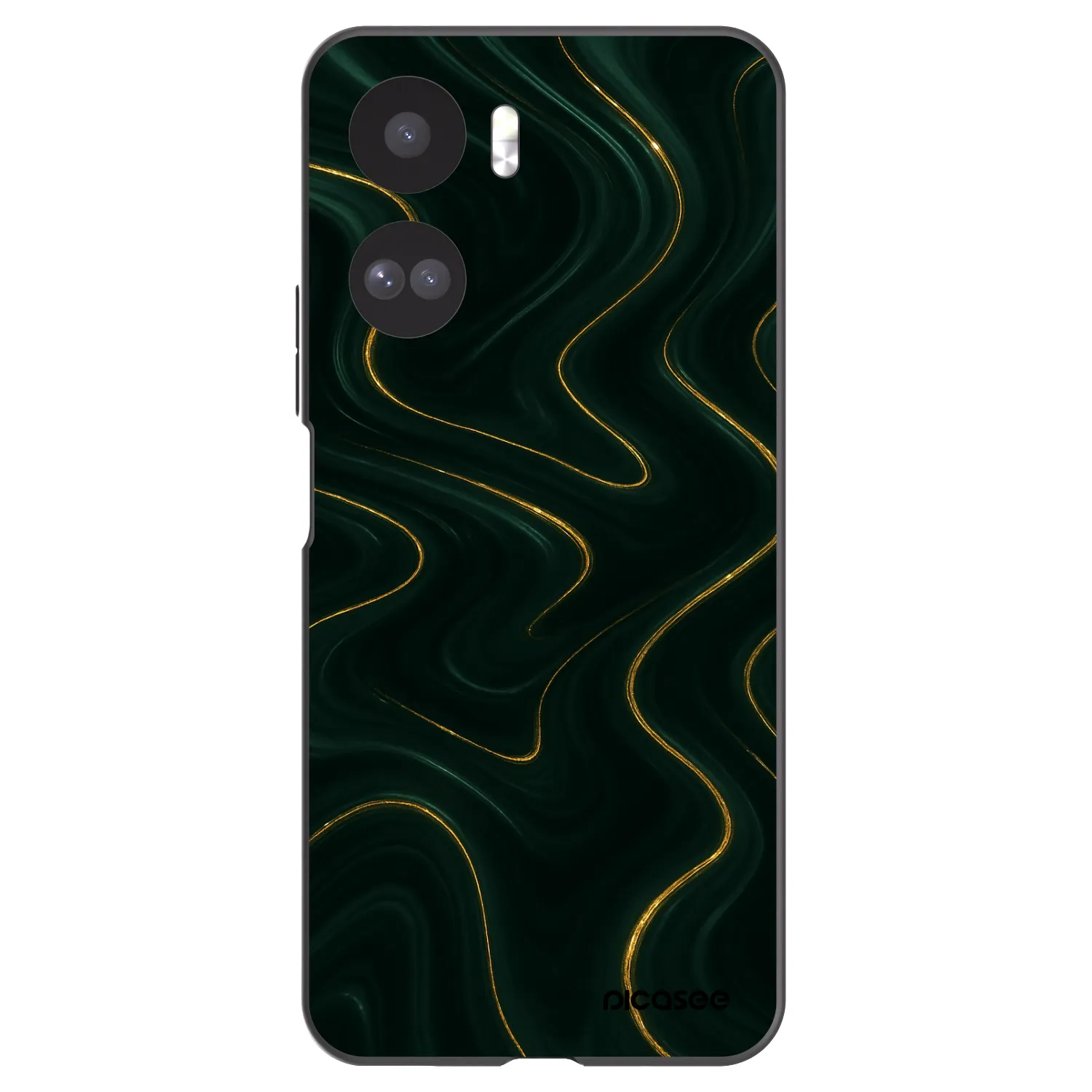 Picasee crna silikonska maskica za Honor 90 Lite 5G - Vawes