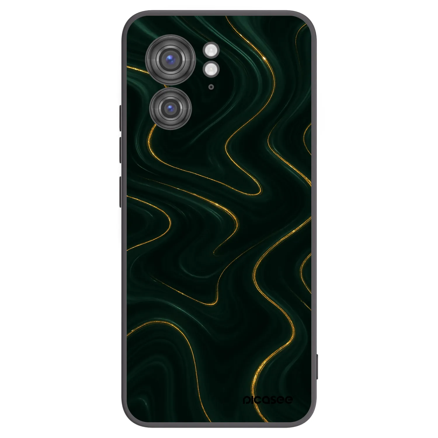 Picasee crna silikonska maskica za Motorola Edge 40 - Vawes