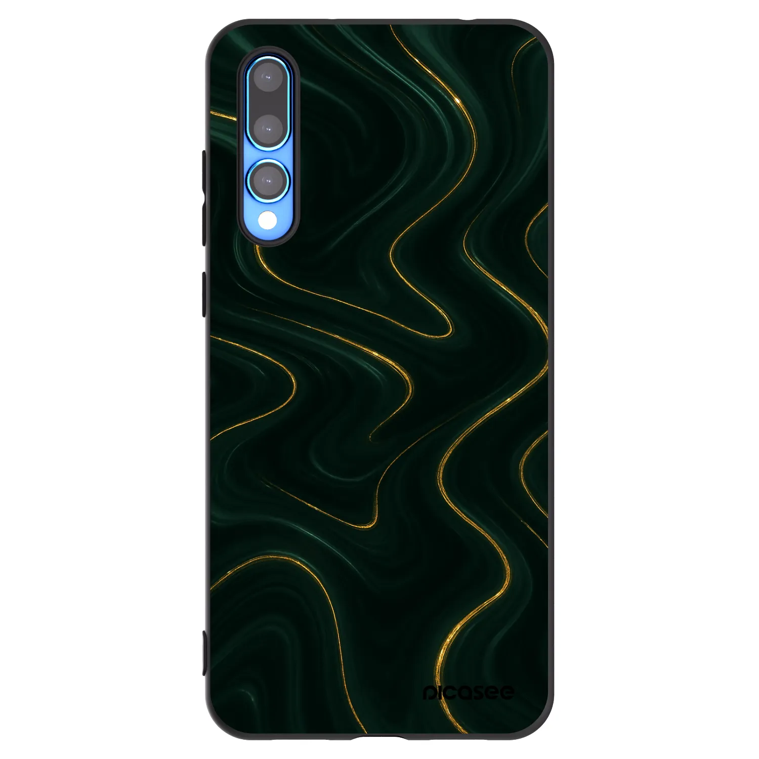 Picasee crna silikonska maskica za Huawei P20 Pro - Vawes