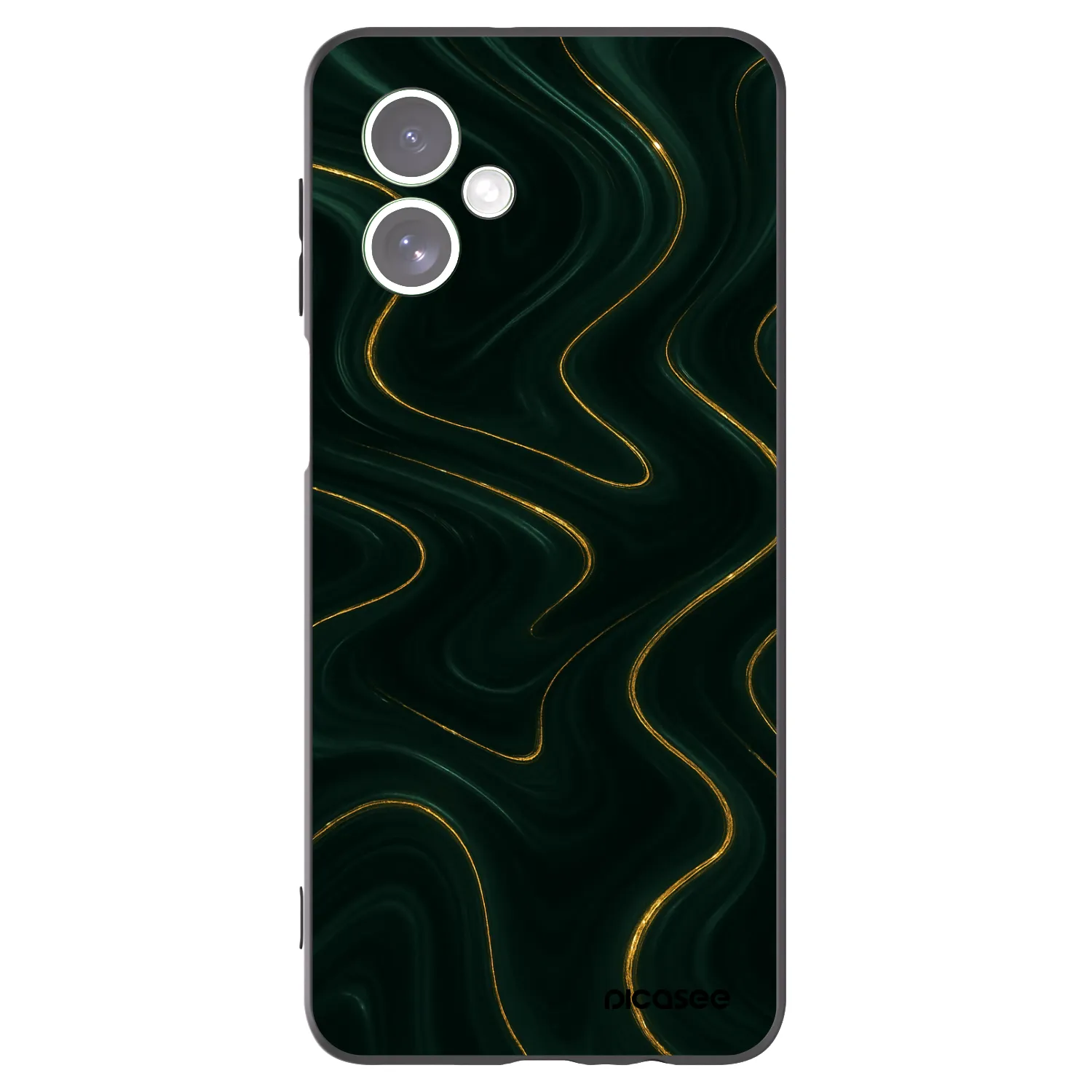 Picasee crna silikonska maskica za Motorola Moto G54 5G - Vawes