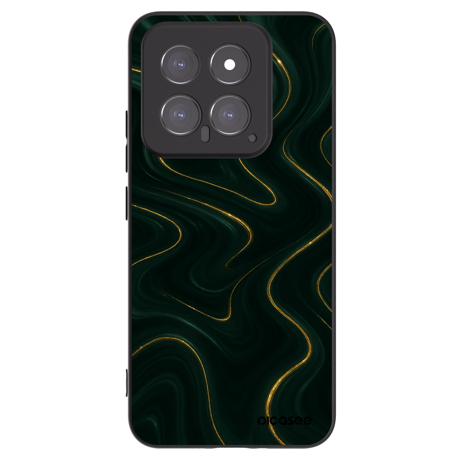 Picasee crna silikonska maskica za Xiaomi 14 - Vawes