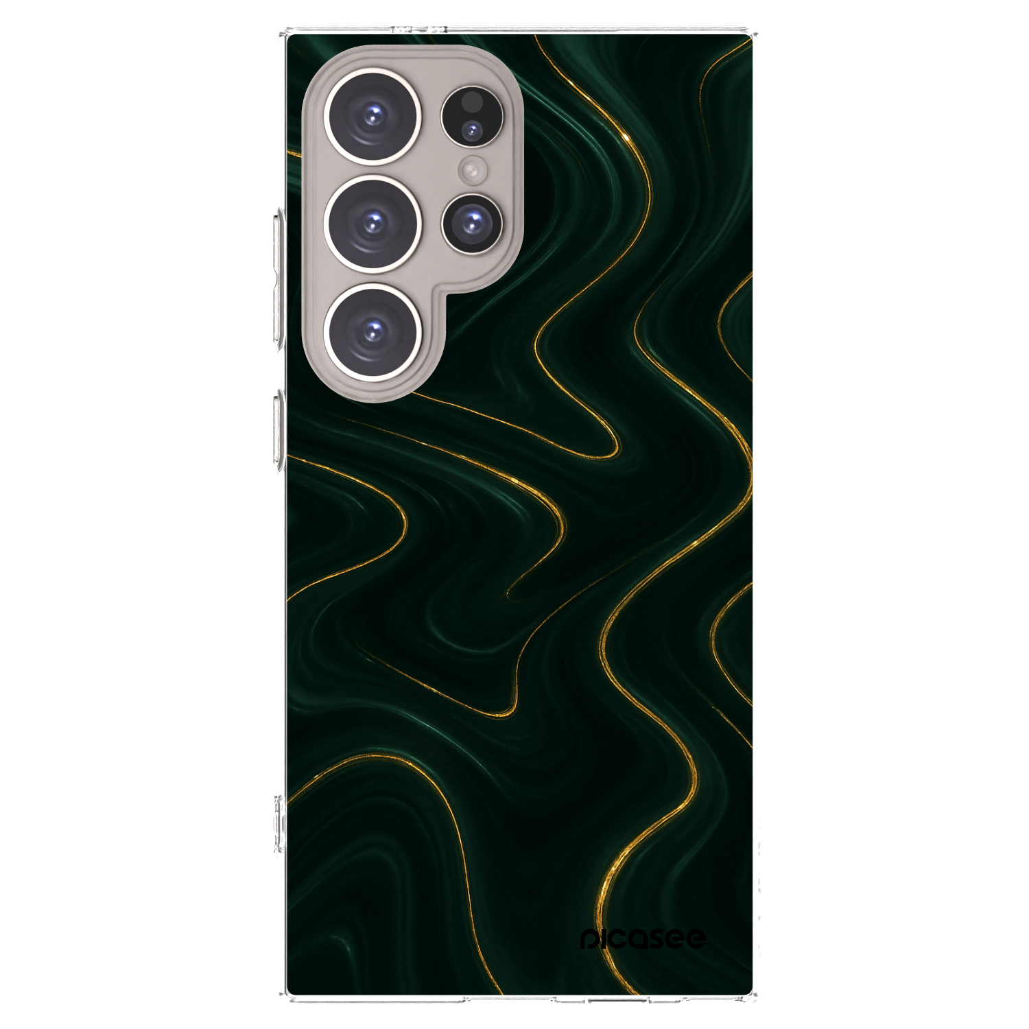 Picasee silikonska prozirna maskica za Samsung Galaxy S24 Ultra S928B 5G - Vawes