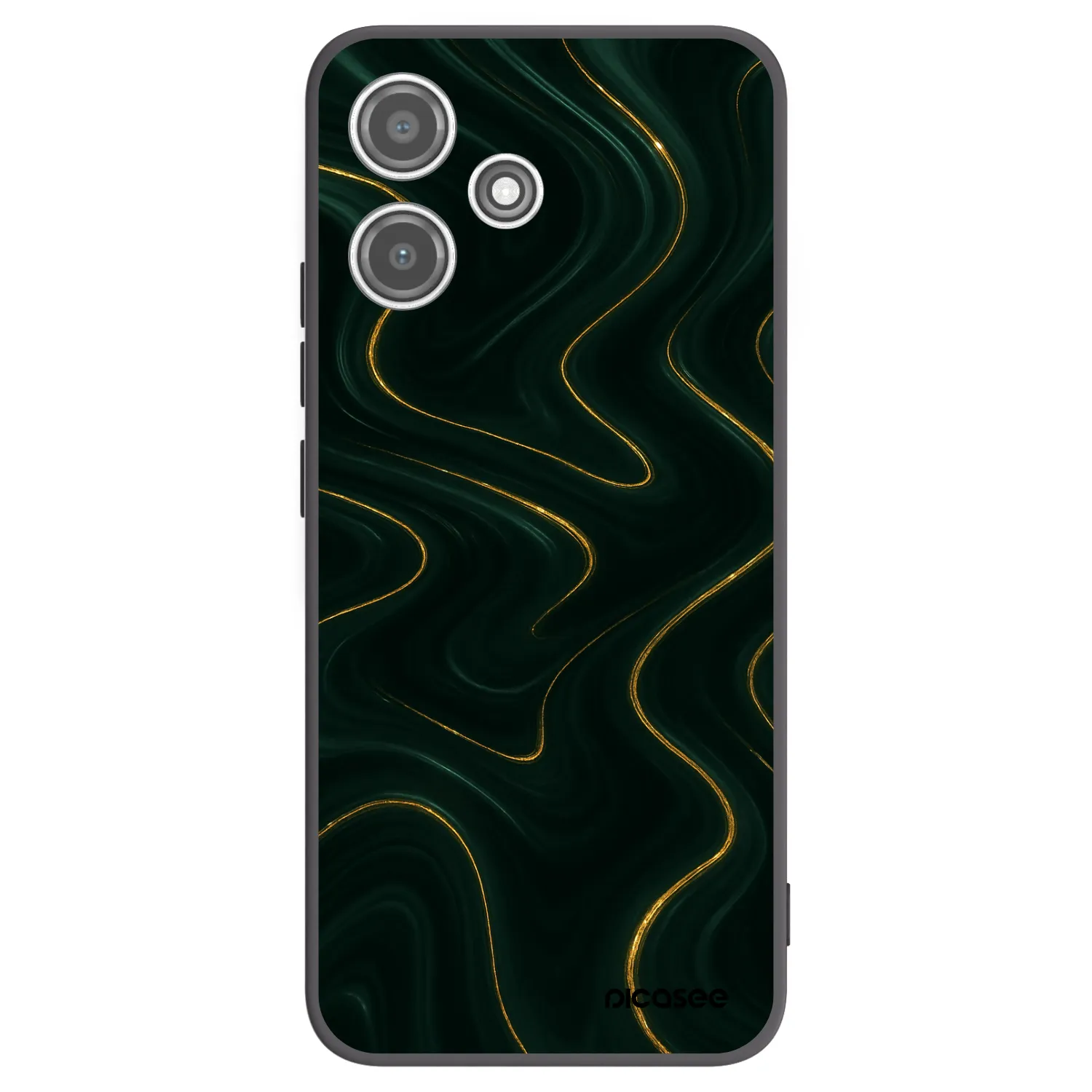 Picasee crna silikonska maskica za Xiaomi Redmi 12 5G - Vawes