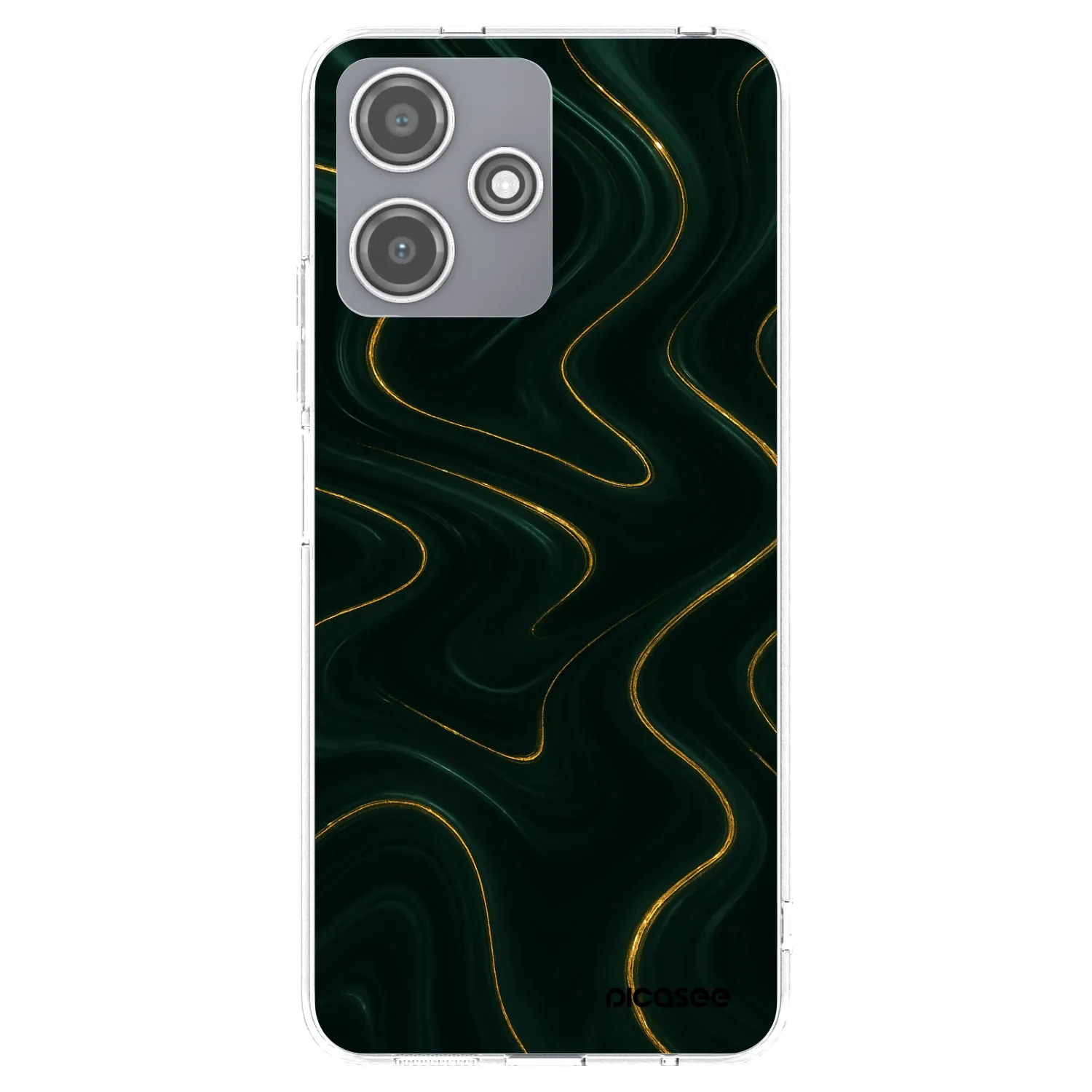Picasee silikonska prozirna maskica za Xiaomi Redmi 12 5G - Vawes