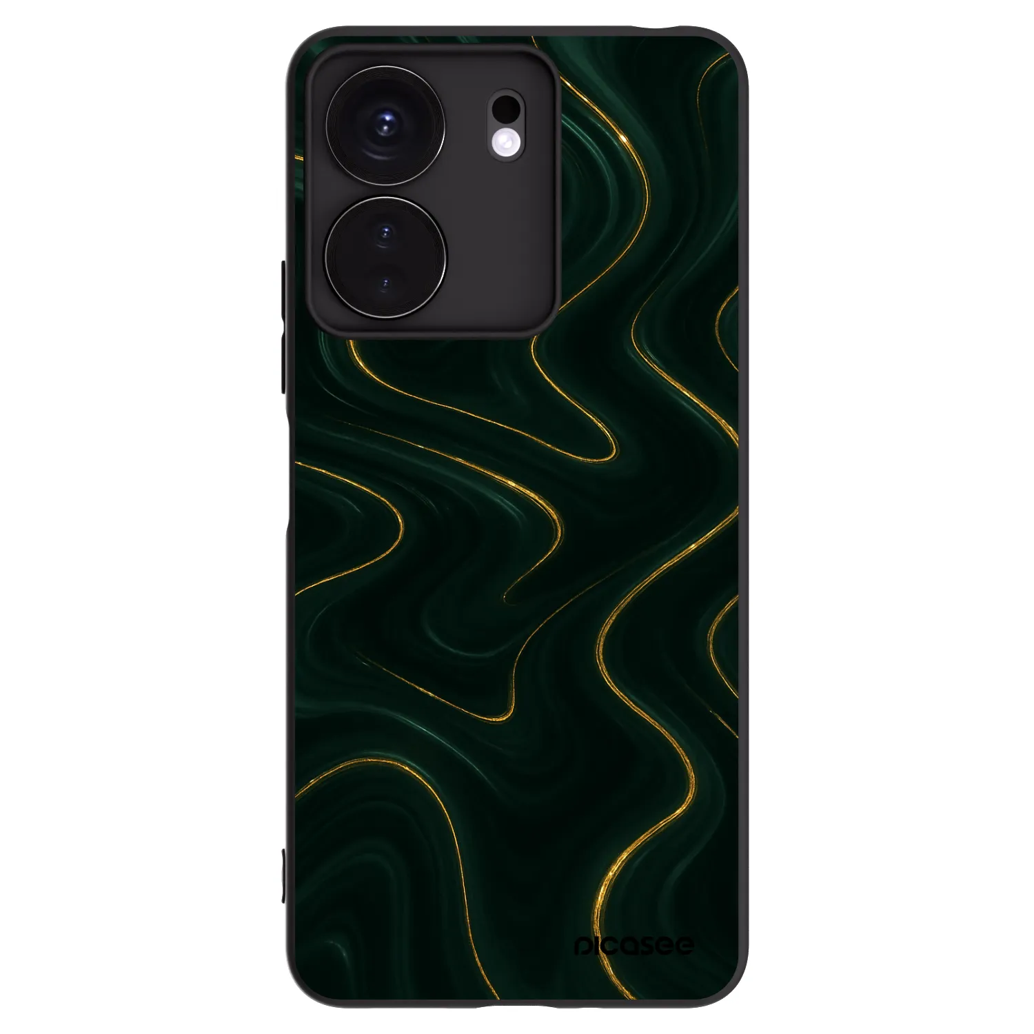 Picasee crna silikonska maskica za Xiaomi Redmi 13C 4G - Vawes