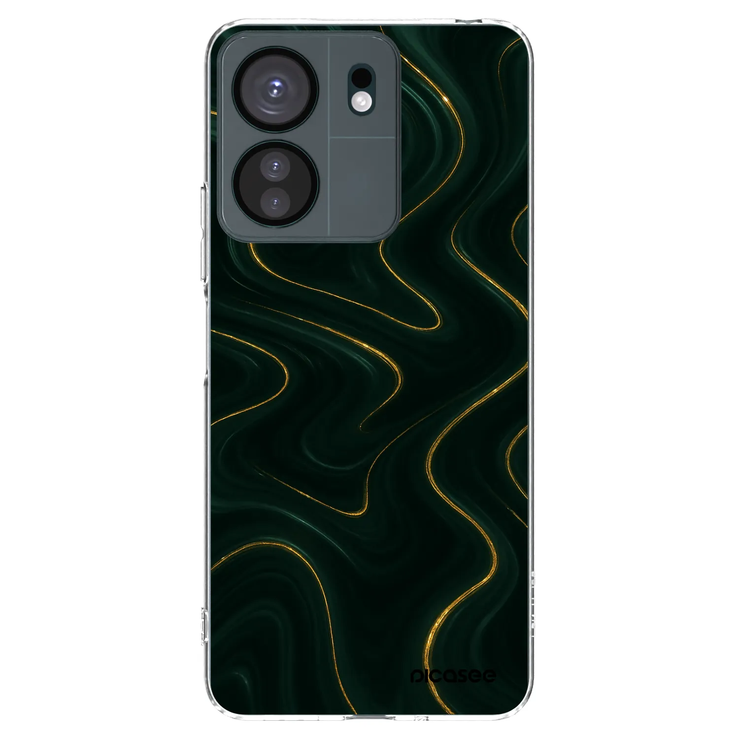 Picasee silikonska prozirna maskica za Xiaomi Redmi 13C 4G - Vawes