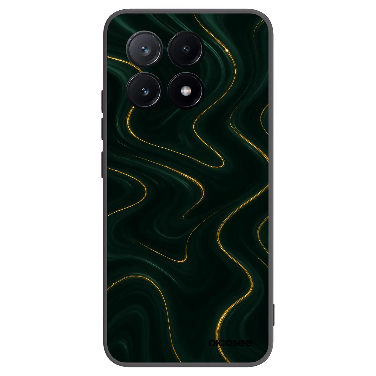 Picasee crna silikonska maskica za Xiaomi Poco X6 Pro - Vawes