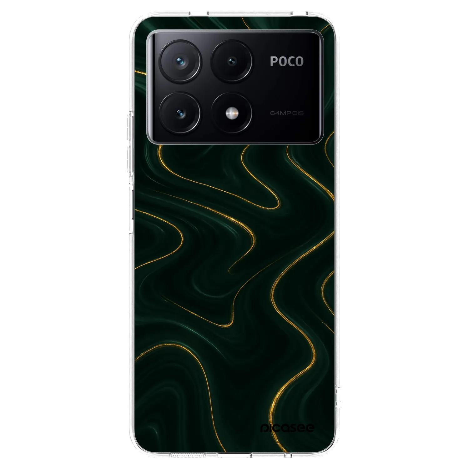 Picasee silikonska prozirna maskica za Xiaomi Poco X6 Pro - Vawes