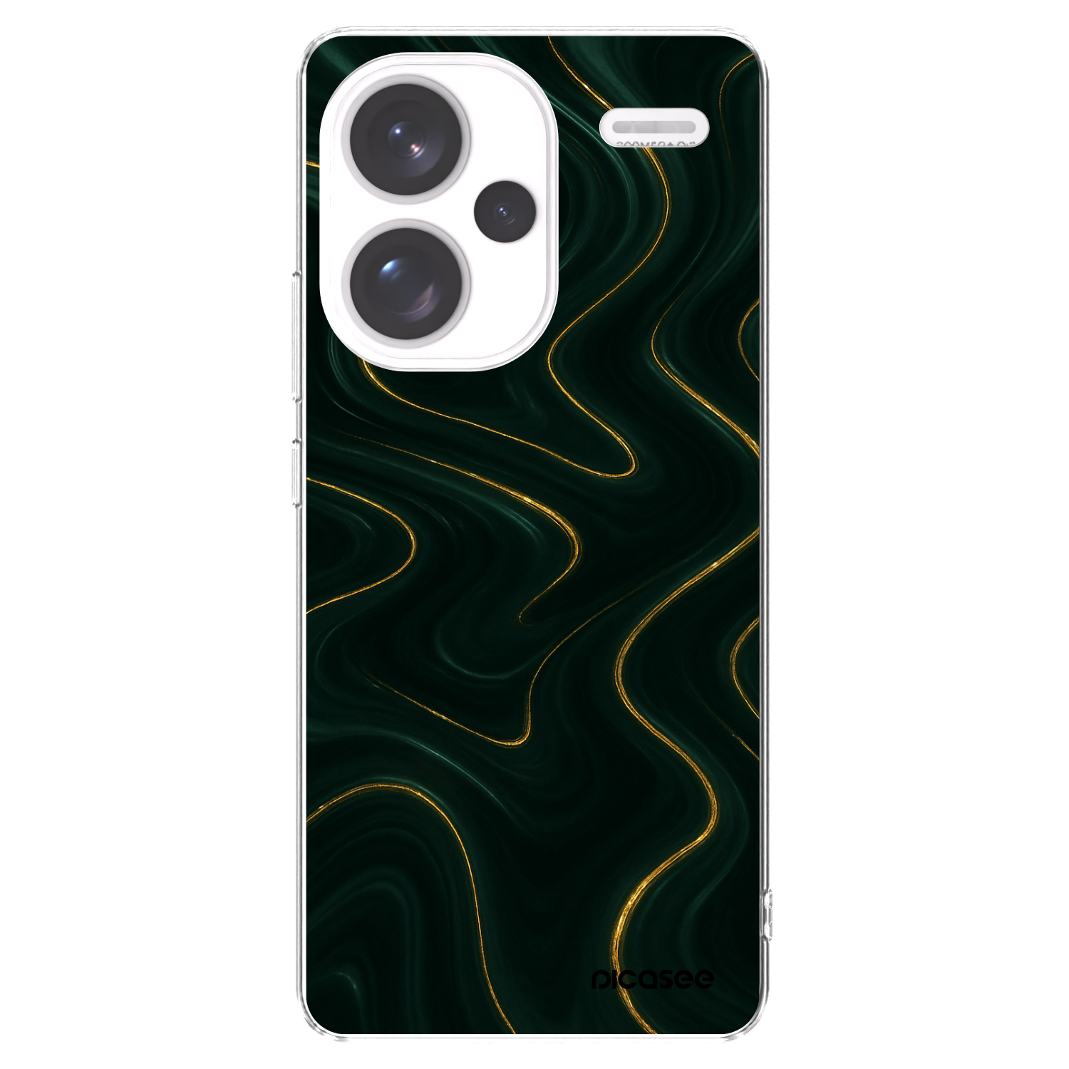Picasee silikonska prozirna maskica za Xiaomi Redmi Note 13 Pro+ 5G - Vawes