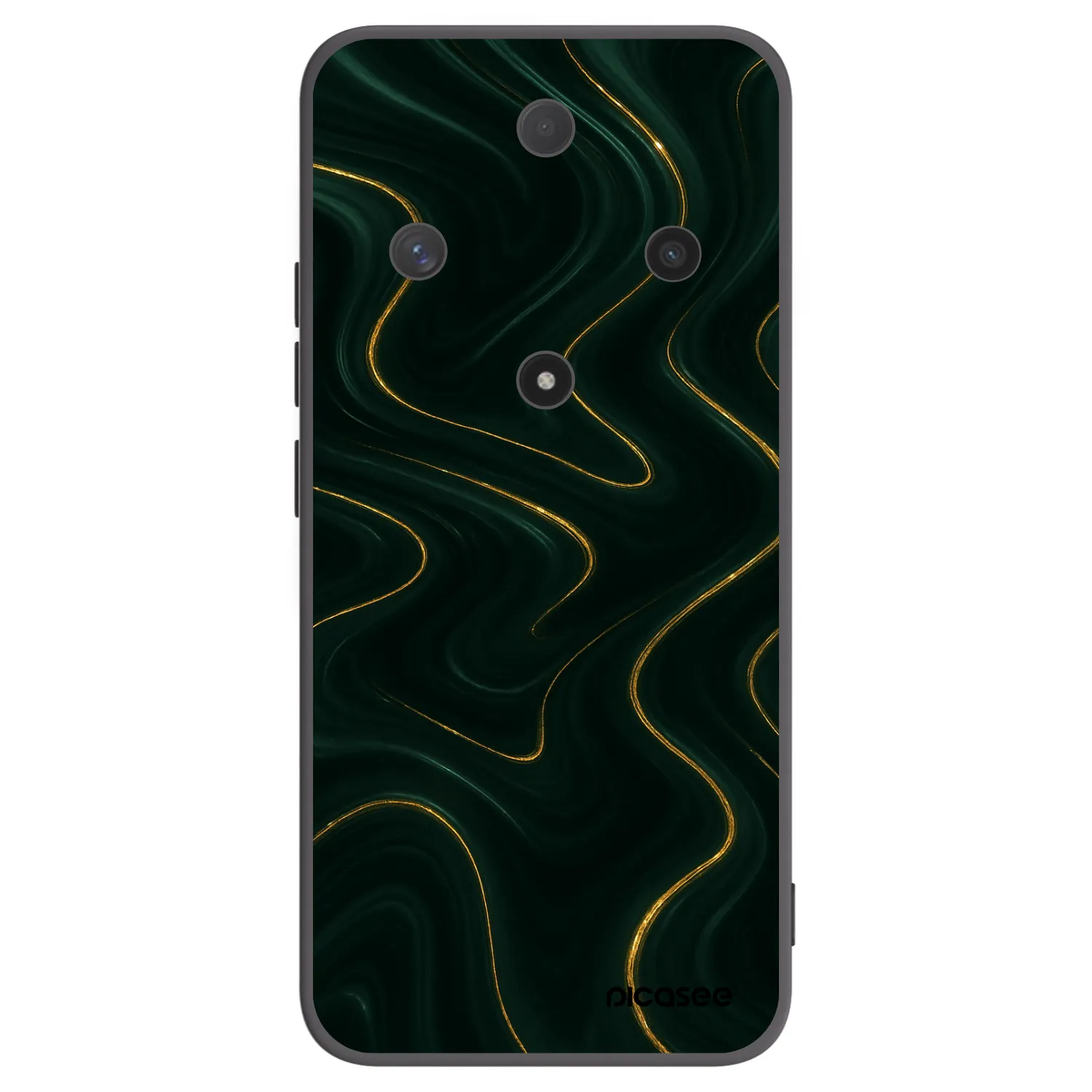 Picasee crna silikonska maskica za Honor Magic6 Lite 5G - Vawes