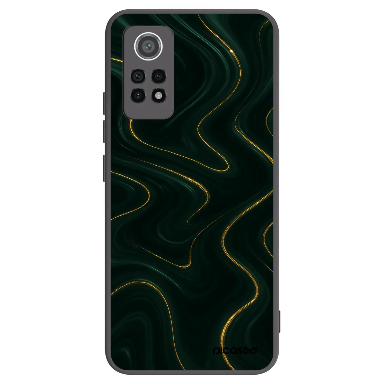 Picasee crna silikonska maskica za Xiaomi Redmi Note 12 Pro 4G - Vawes