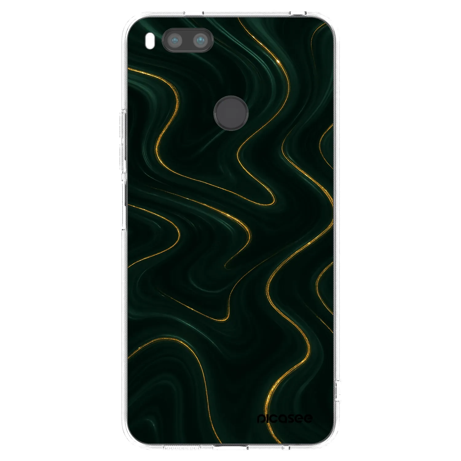 Picasee silikonska prozirna maskica za Xiaomi Mi A1 Global - Vawes