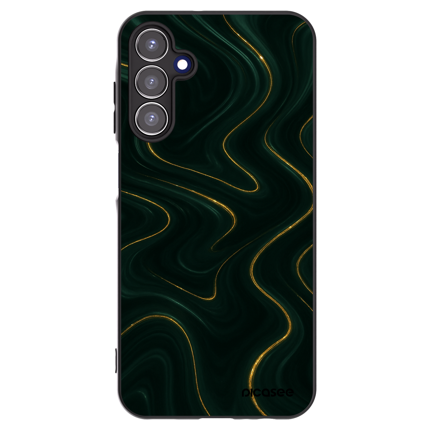 Picasee crna silikonska maskica za Samsung Galaxy A15 A155F 4G - Vawes