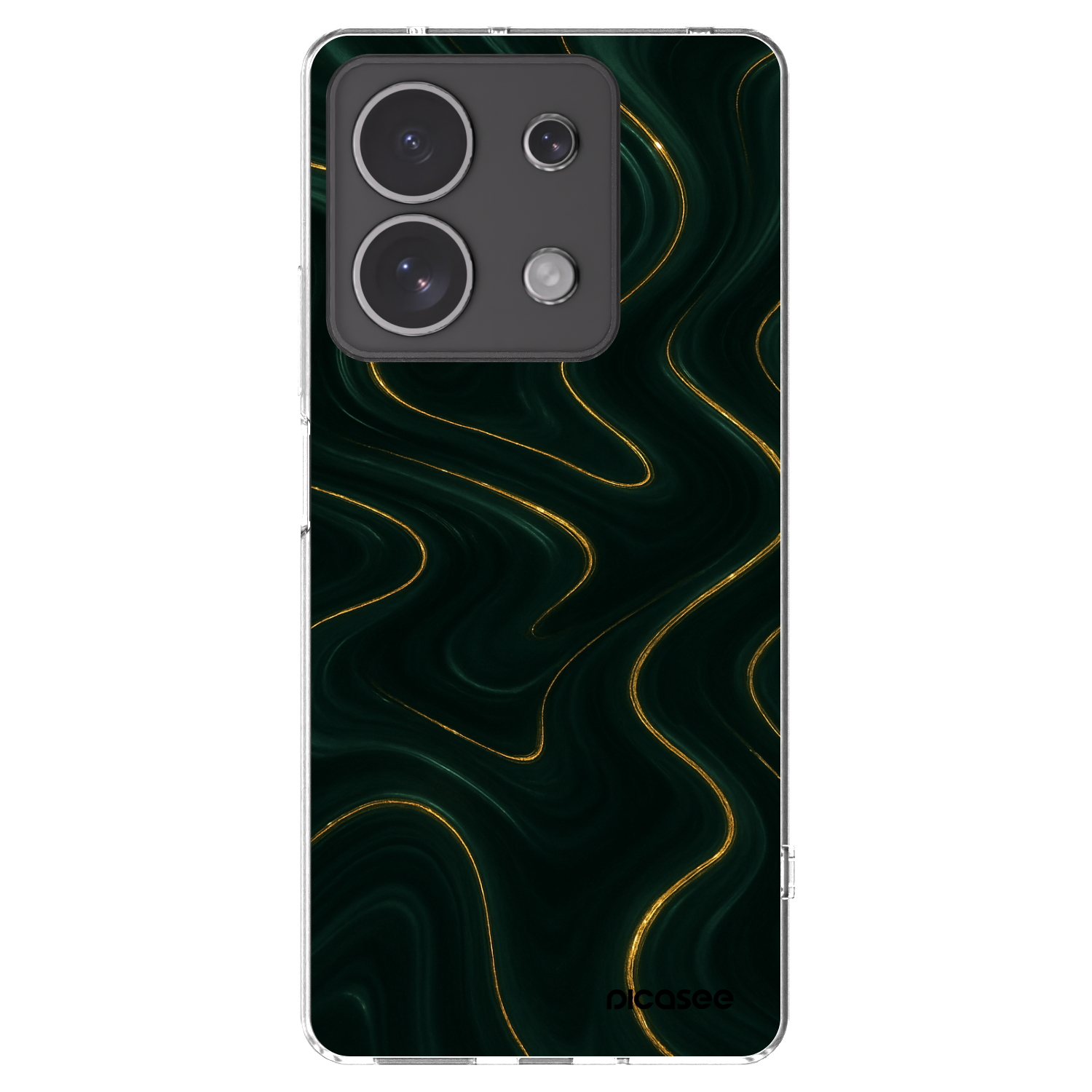 Picasee silikonska prozirna maskica za Xiaomi Redmi Note 13 4G - Vawes
