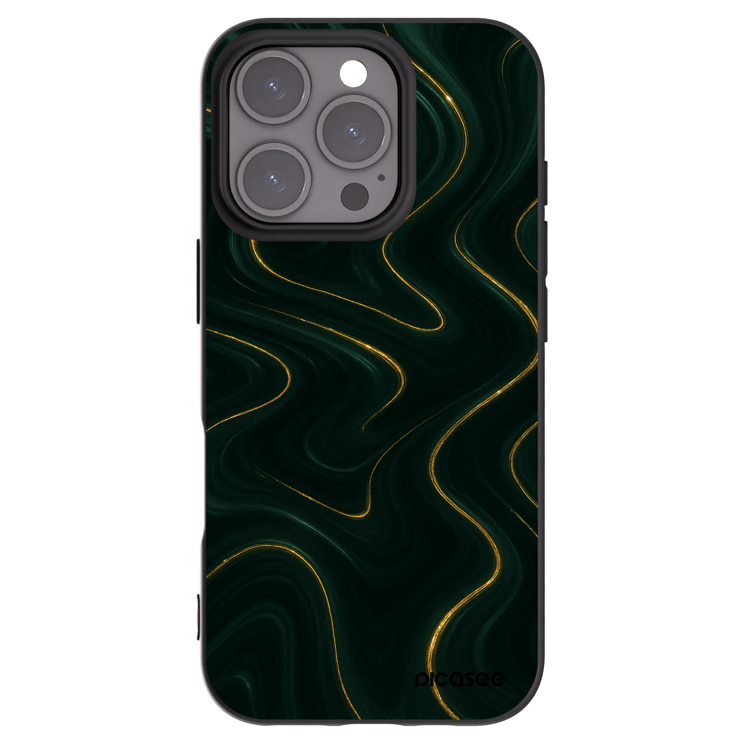 Picasee crna silikonska maskica za Apple iPhone 16 Pro - Vawes