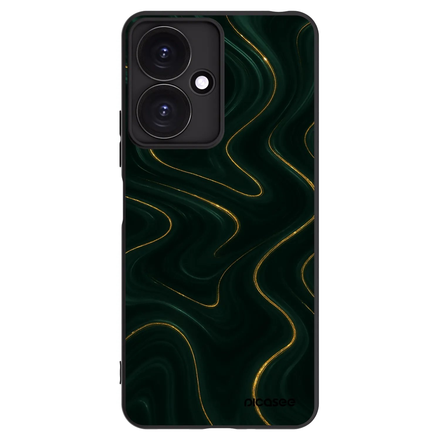 Picasee crna silikonska maskica za Xiaomi Redmi 13C 5G - Vawes
